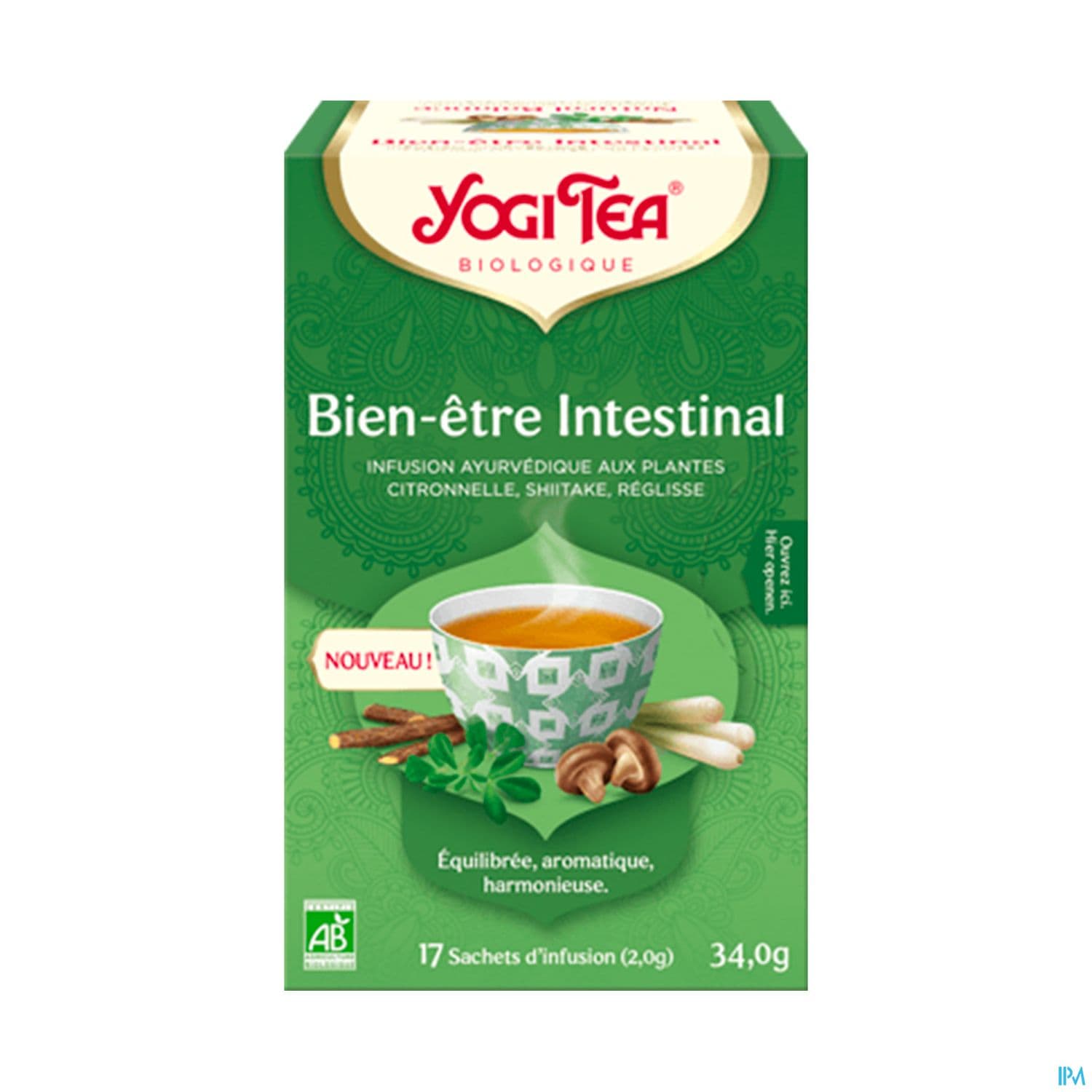 Yogi Tea Bien Etre Intestinal Bio Infusette 2g 18