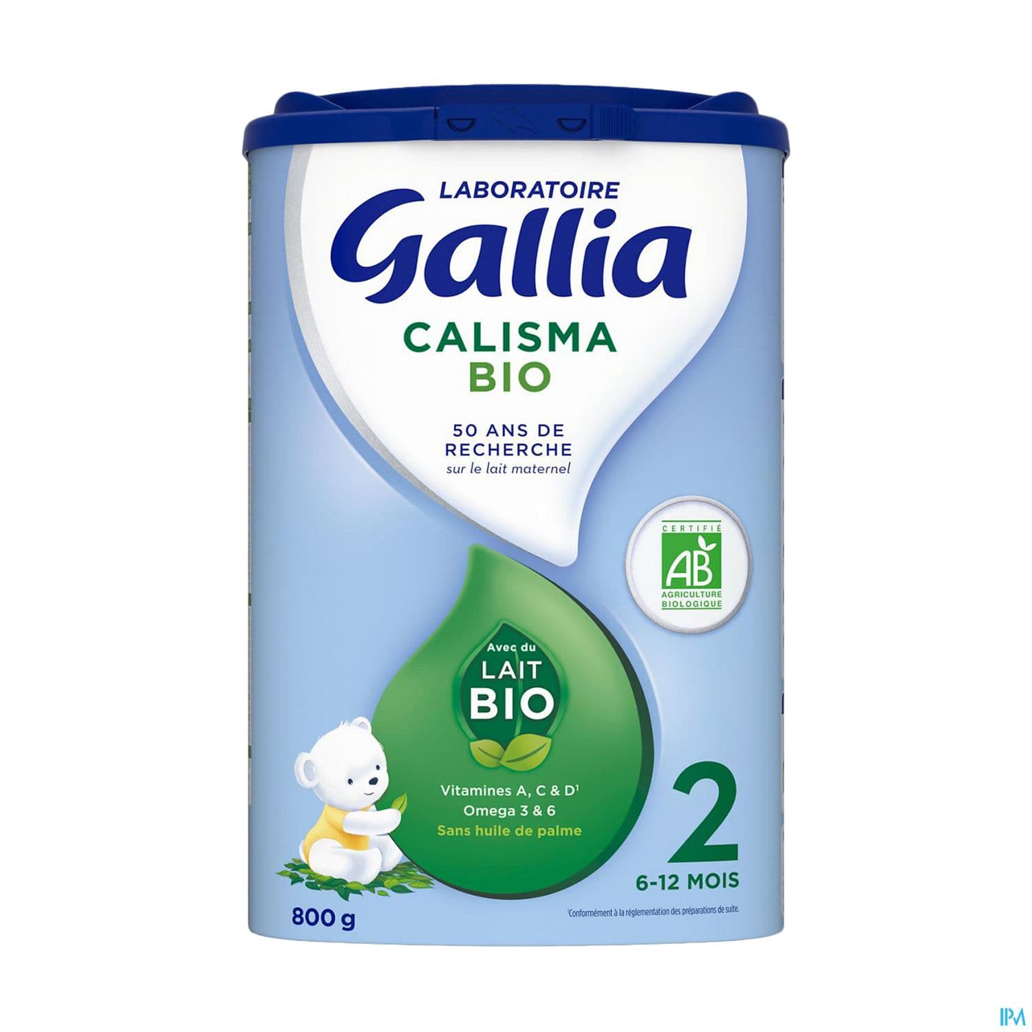 Gallia Calisma Bio 2eme Age 800g