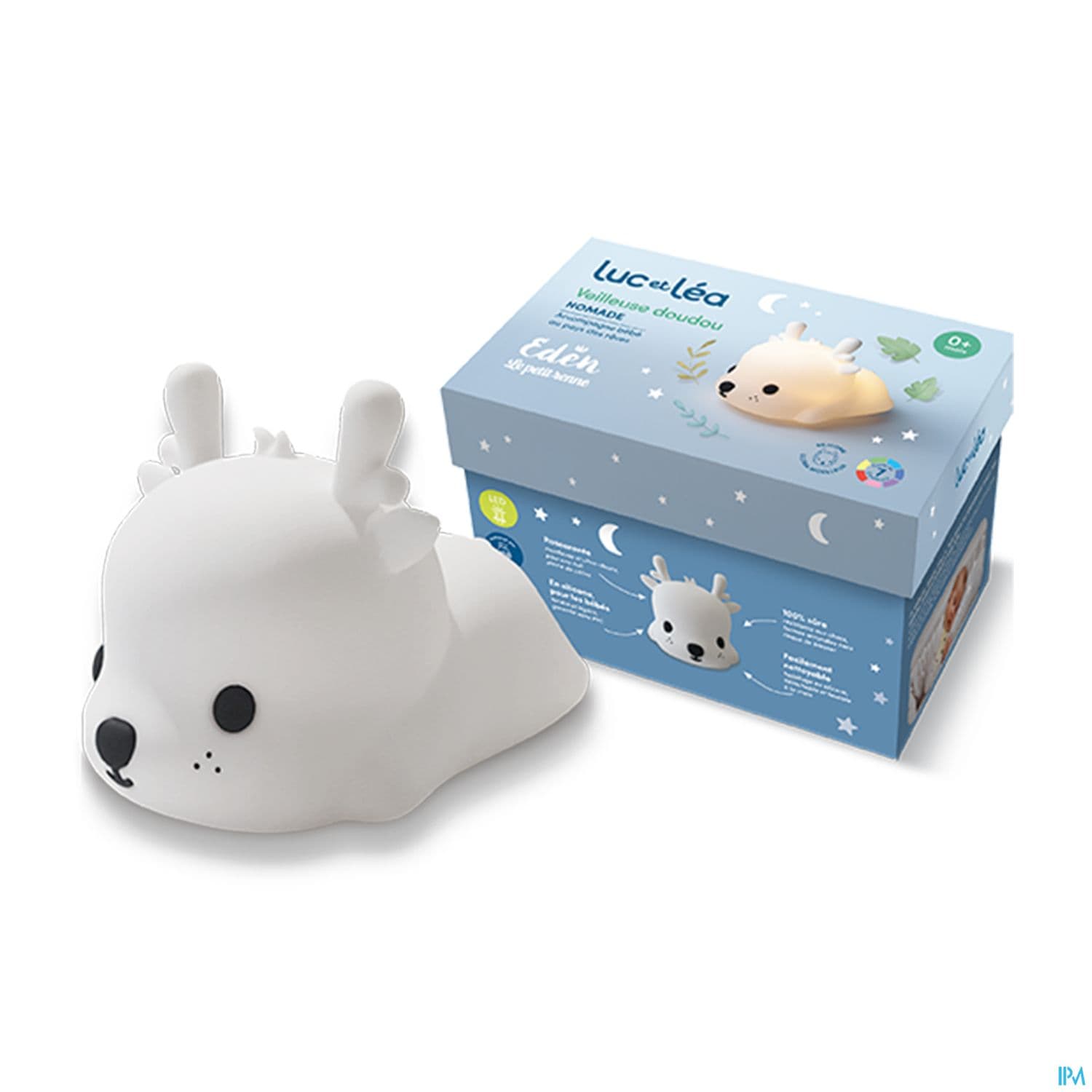 Luc Et Lea Coffret Veilleuse Petit Renne 2024