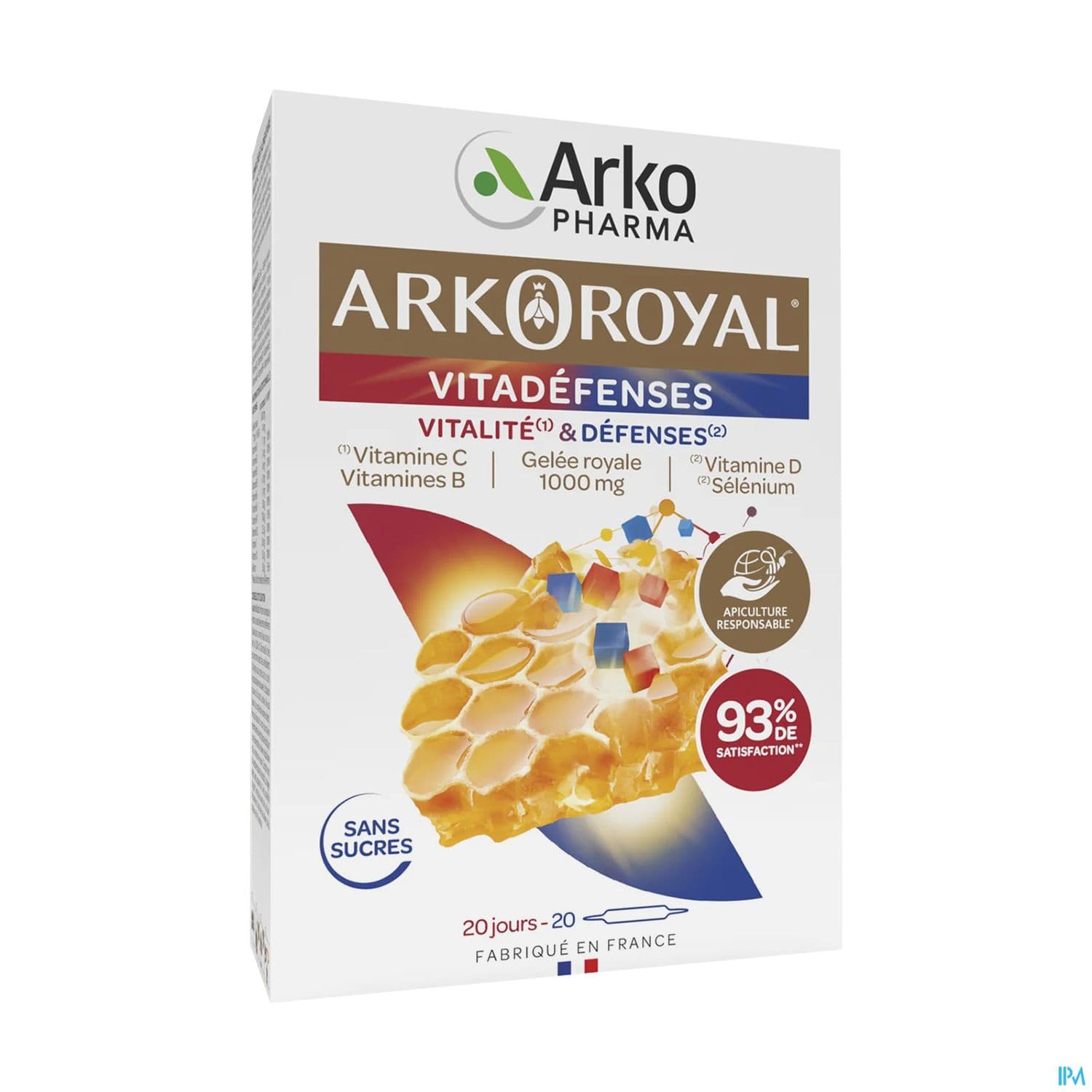 Arkopharma Arkoroyal Vitadefenses 1000mg Ampoule Buvable 10ml 20