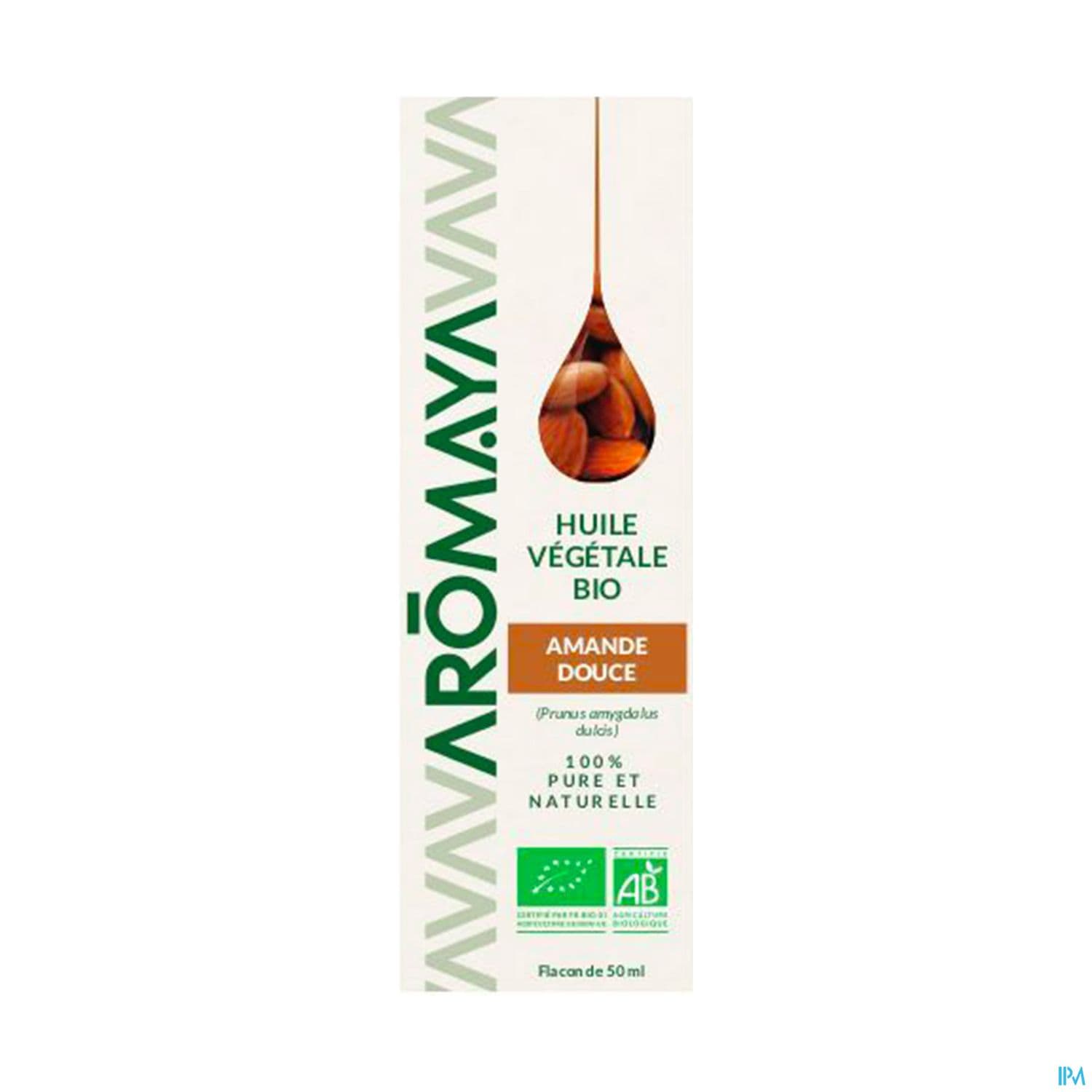 Aromaya Huile Vegetale Bio Amande Douce 50ml