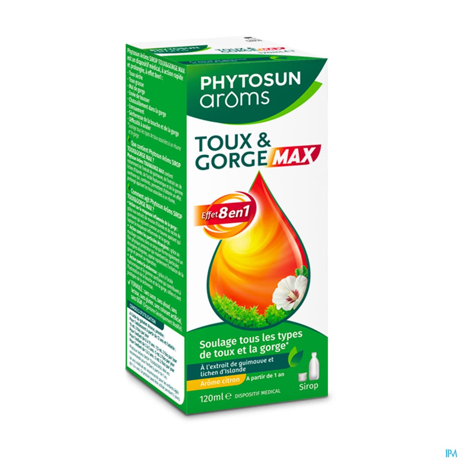 Phytosun Aroms Sirop Toux Gorge Max 120ml