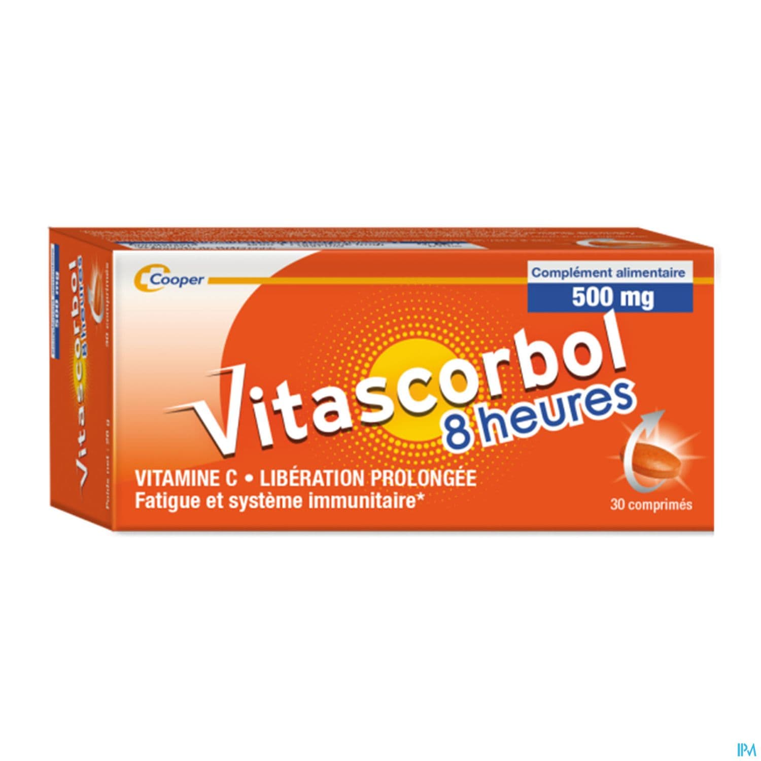Cooper Vitascorbol 8h 500mg Comprime 30