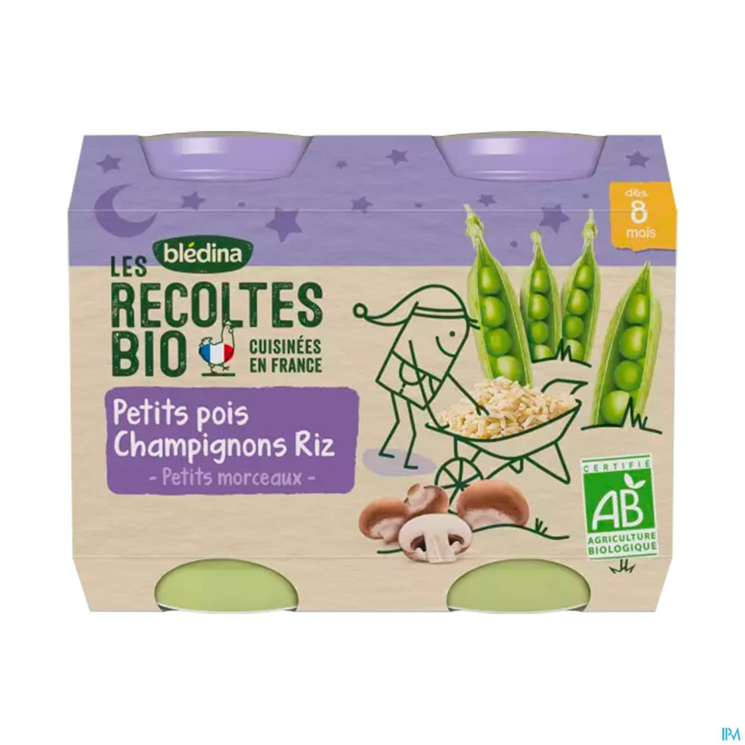 BLEDINA REC BIO NT PP/CHAMP/RIZ X2