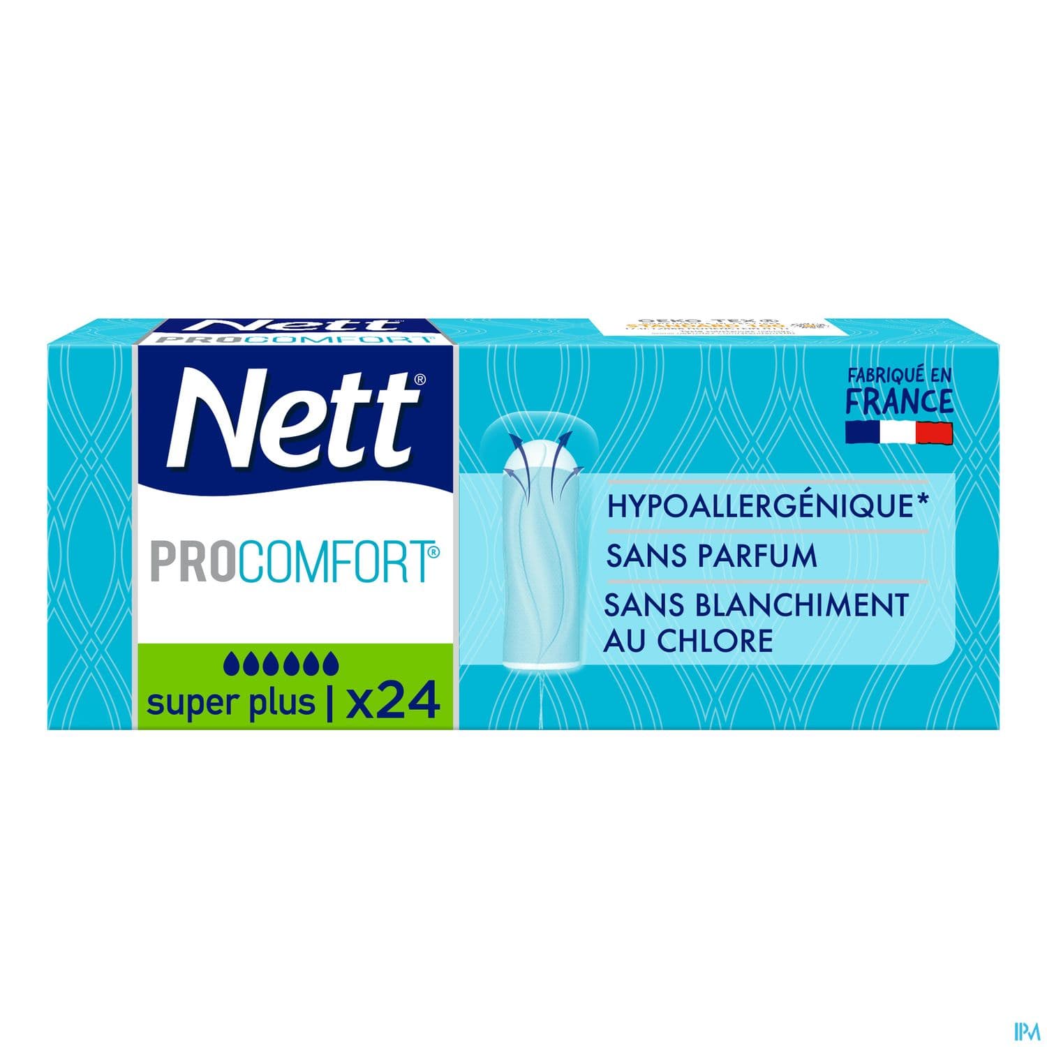 Nett Pro Comfort Tampon Periodique Sans Applicateur Super Plus 24