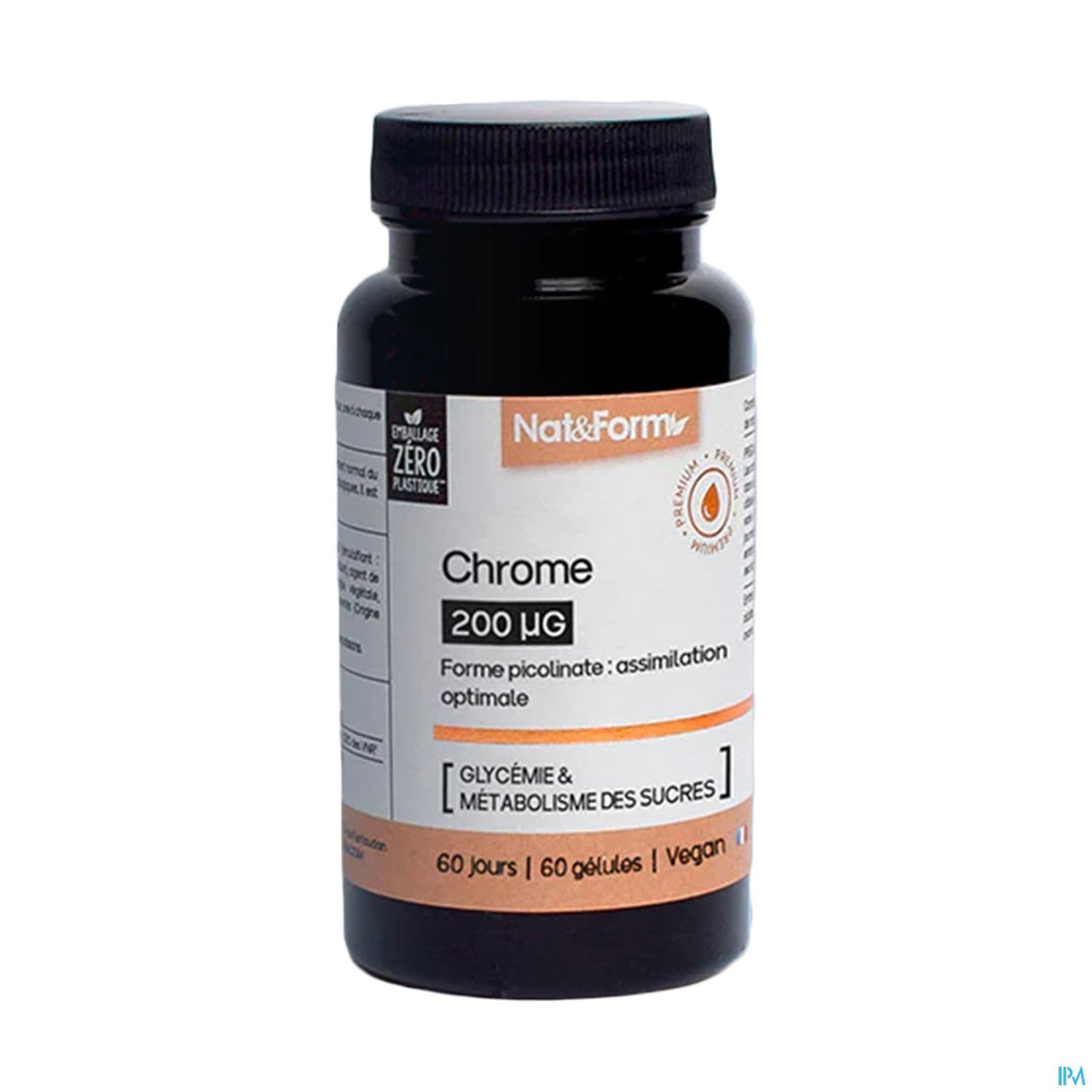 Nat Et Form Chrome 200mcg Gelule 60