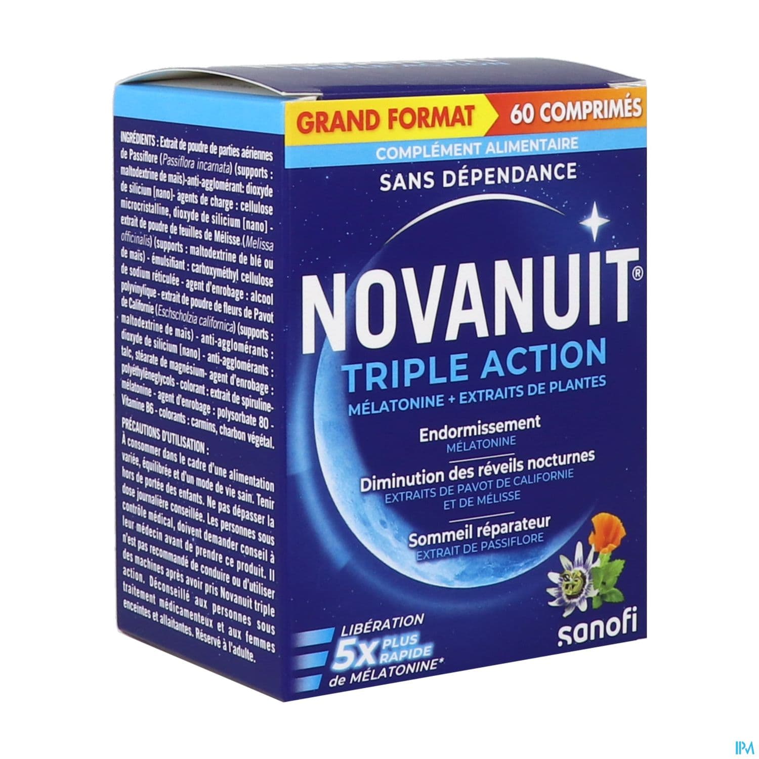 Novanuit Triple Action Comprime 60 — Pharmacie du Mont Alban