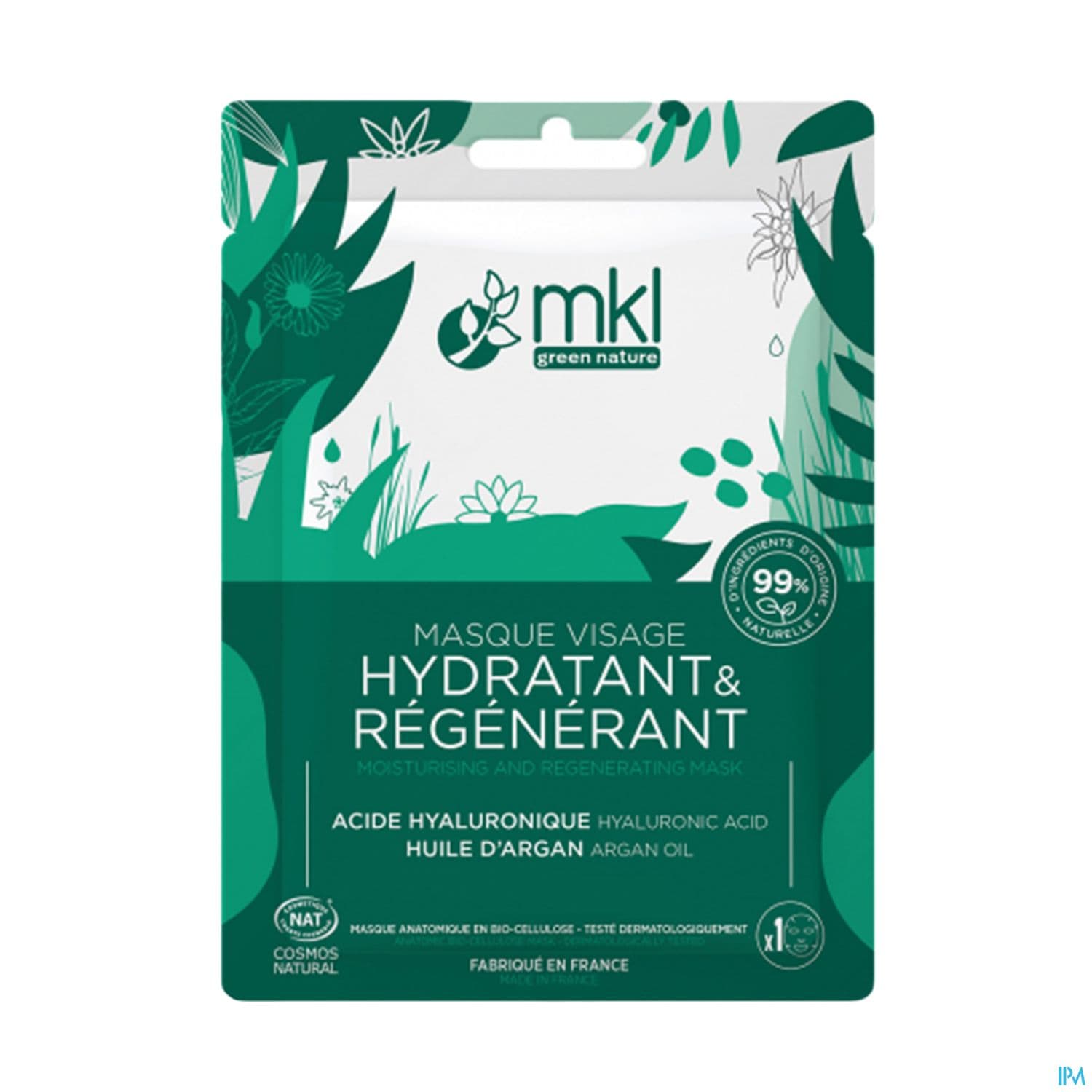 Mkl Green Nature Masque Visage Hydratant Regenerant Cosmos Nat 10ml