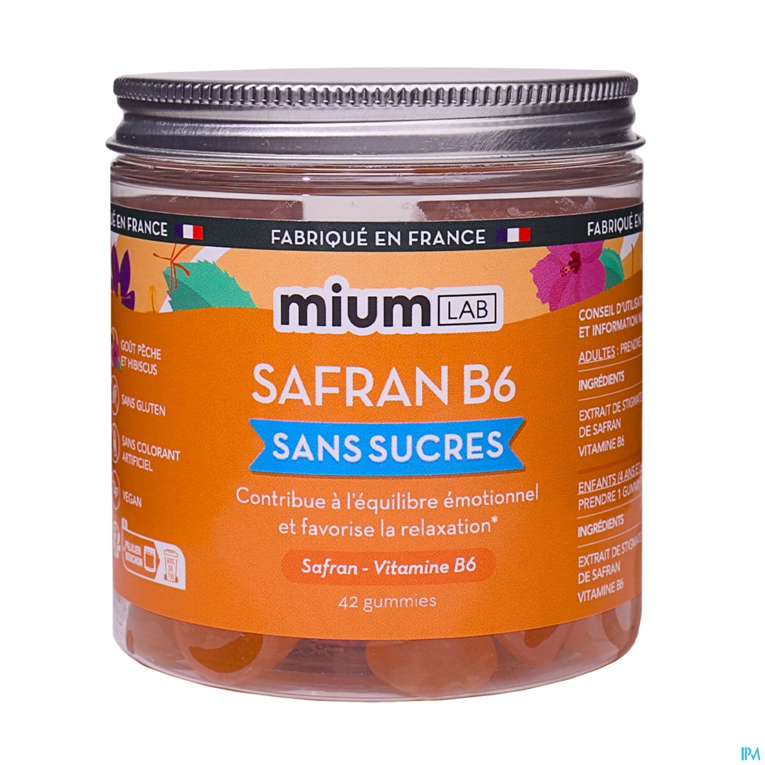 Mium Lab Safran Sans Sucre Gummies 42 — Pharmacie Lafayette de Roubaix
