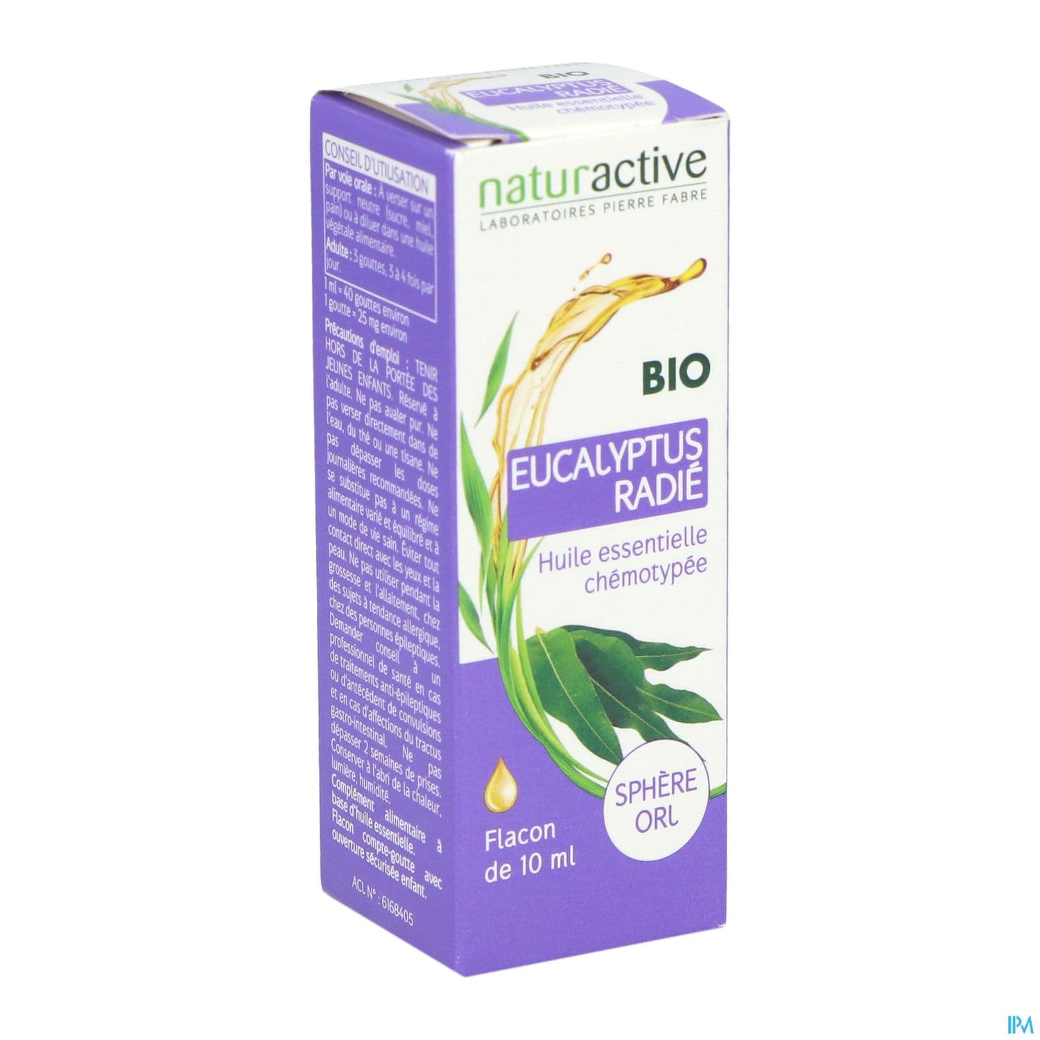 Naturactive Huile Essentielle Bio Eucalyptus Radie 10ml