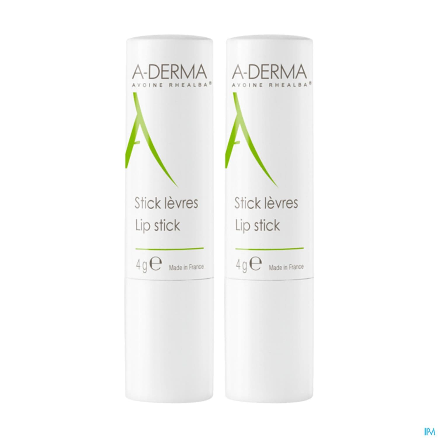 Aderma Avoine Stick Levres Rhealba Duo 2x4g
