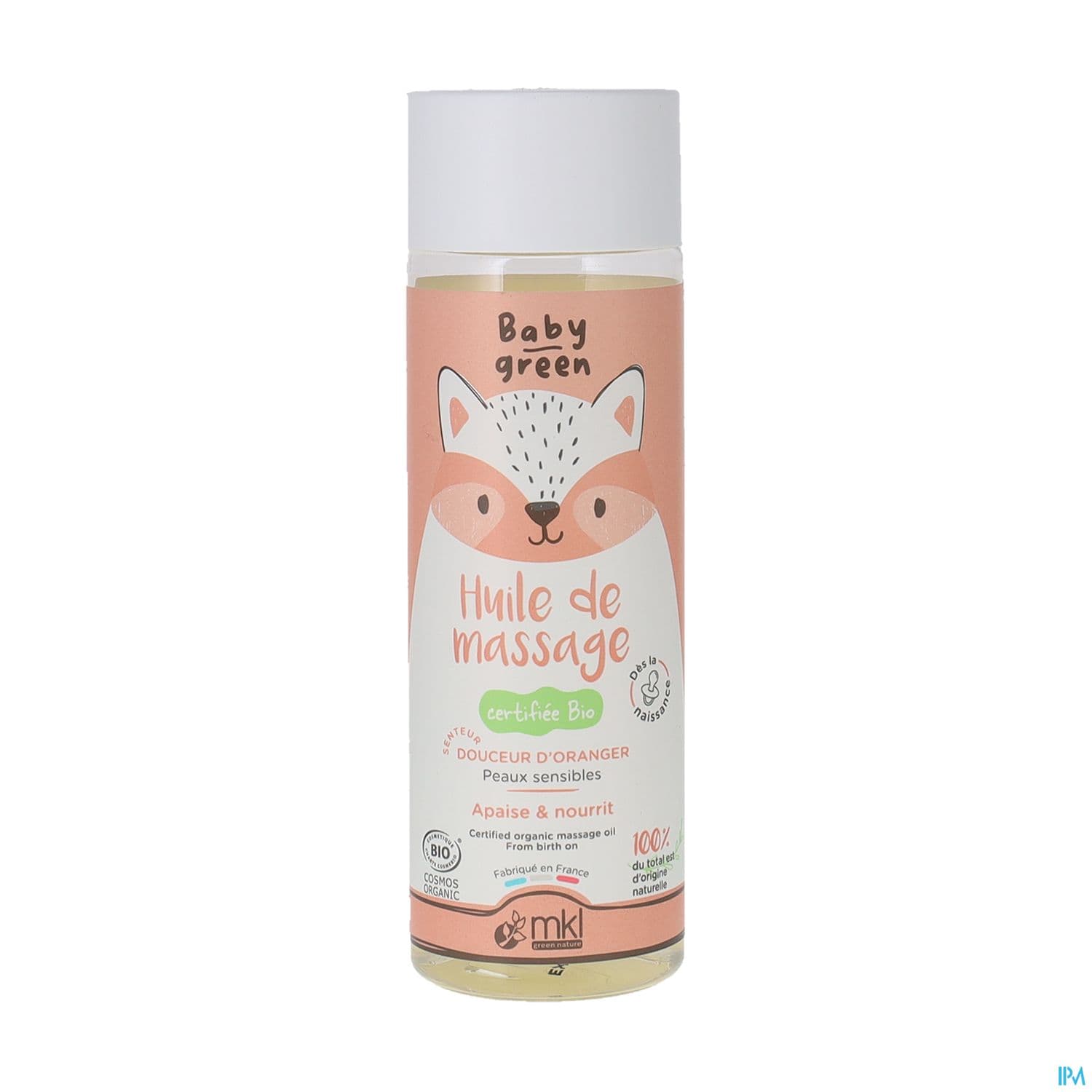 Mkl Green Nature Baby Green Huile De Massage Bio 100ml