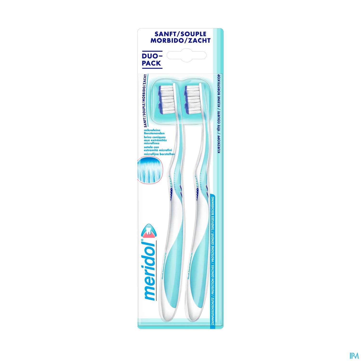 Meridol Brosse A Dents Gencives Fragiles Souple X2