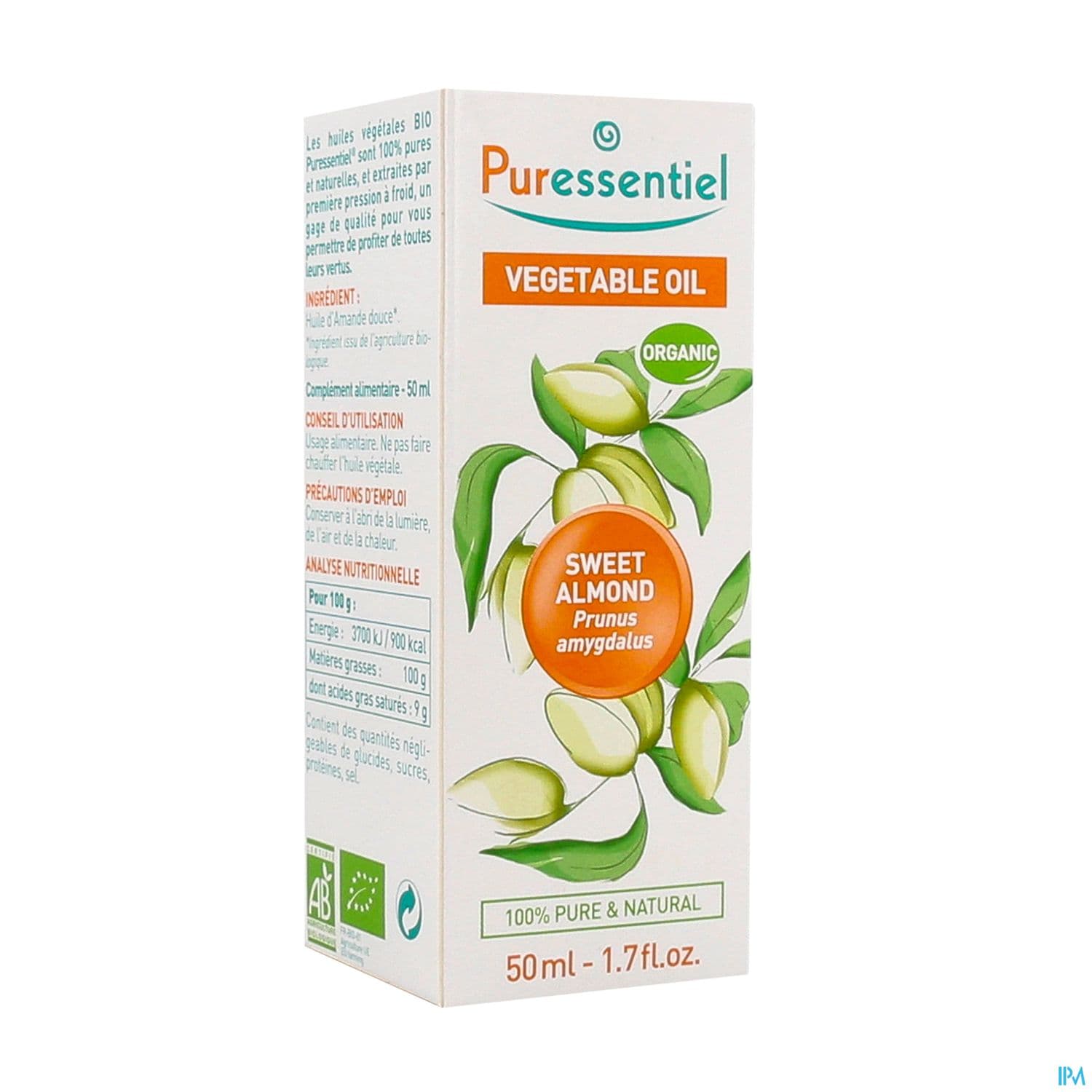 PURESSENTIEL HLE V BIO AM DOUC50ML
