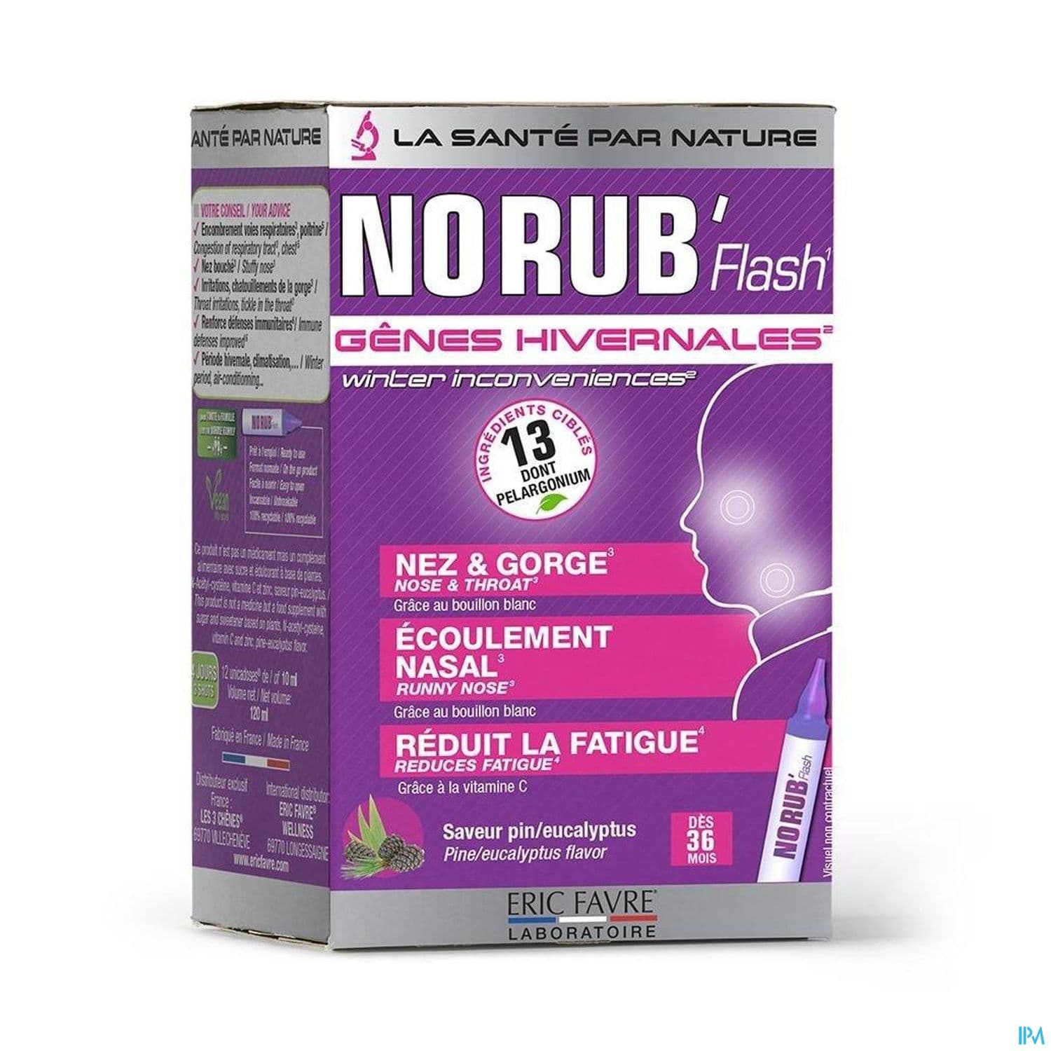 ERIC FAV NO RUB FLASH DOSE 12 — Pharmacie Principal Port-de-Bouc