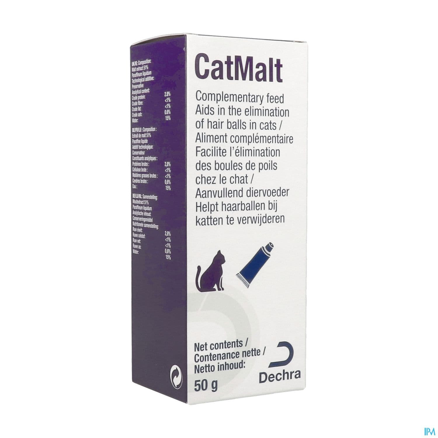 Catmalt Laxatif Pate Orale Chat 50ml