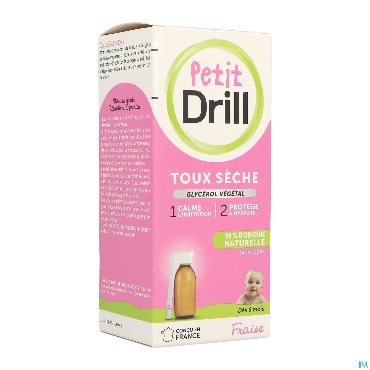 PETIT DRILL TOU/SEC NR/ENF SP125ML