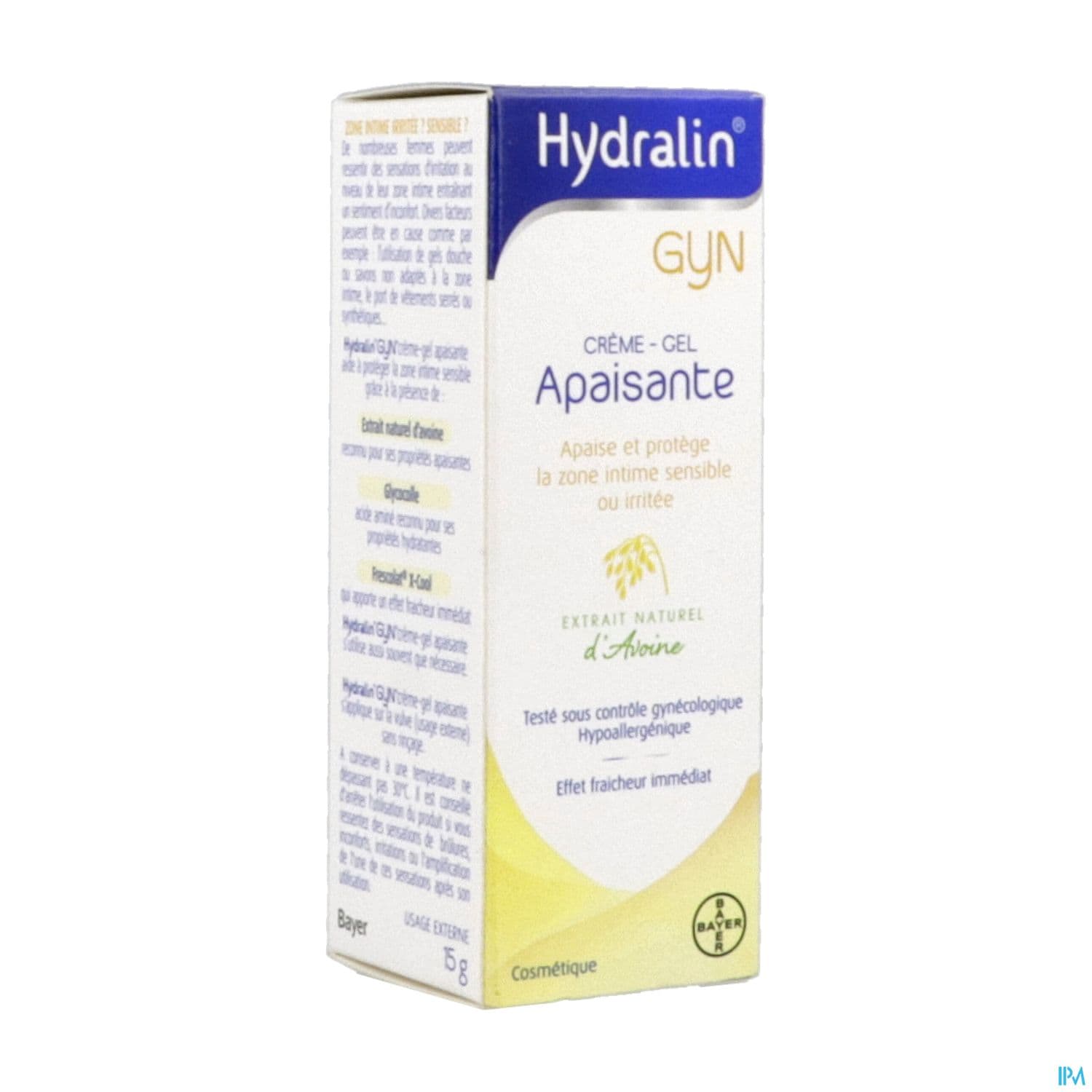 HYDRALIN GYN CR GEL APAISANT 15G