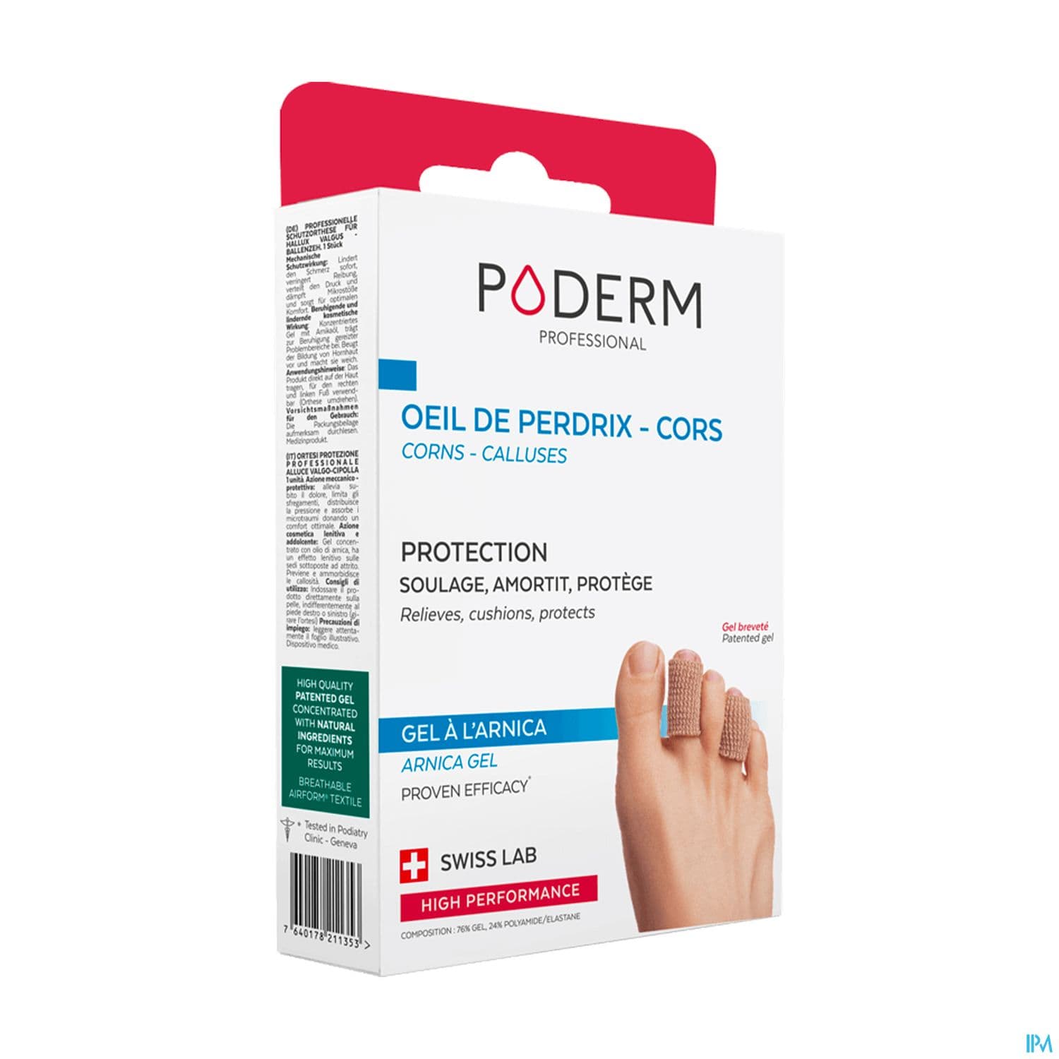 Poderm Oeil De Perdrix Cors Digitube Avec Gel D'arnica Large 2