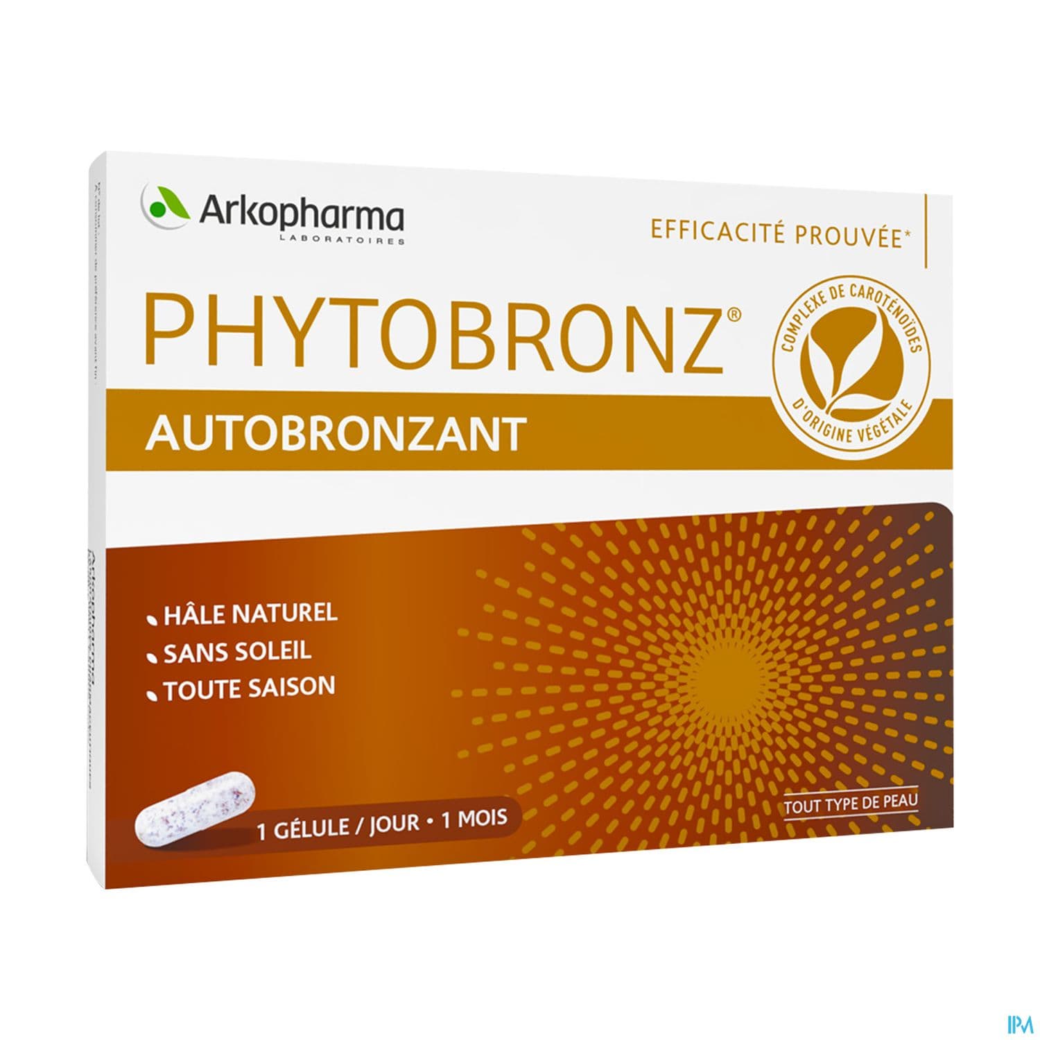 Arkopharma Phytobronz Autobronzant Gelule 30
