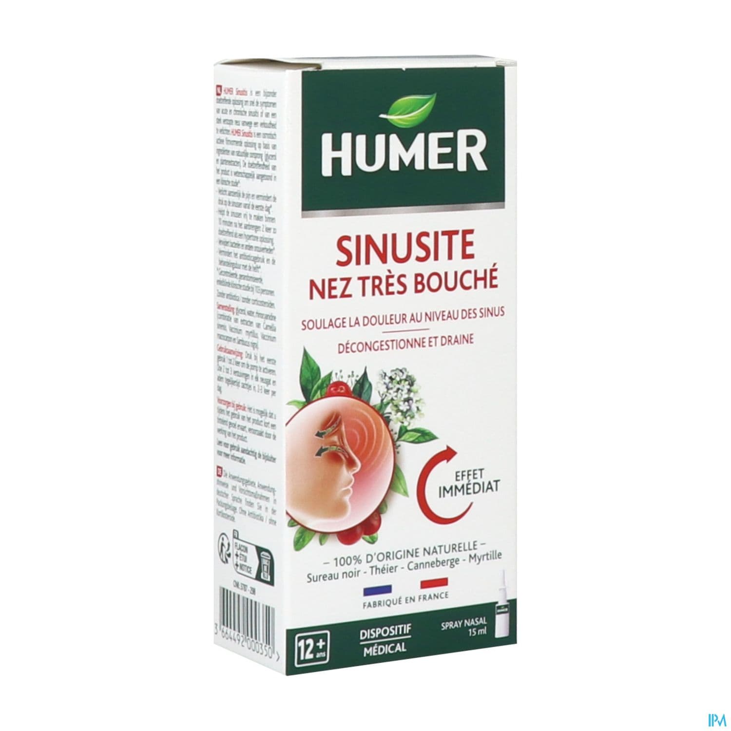 HUMER SINUSITE SPR 15ML