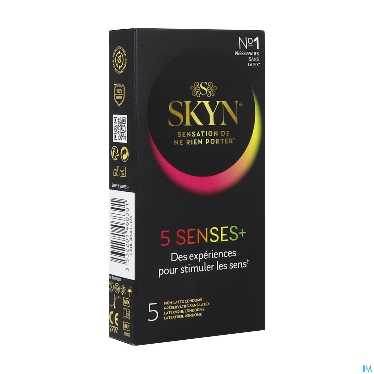 Skyn 5 Senses+ Preservatif Sans Latex 5