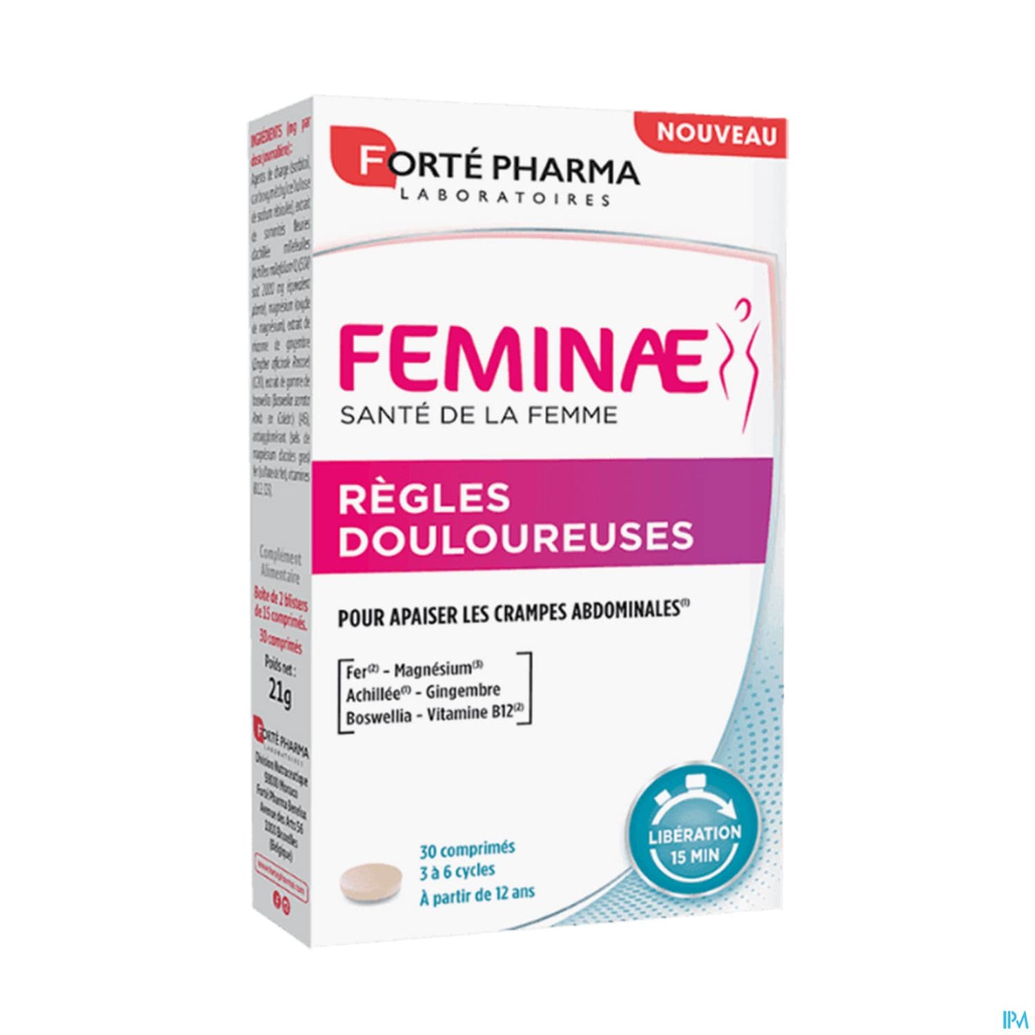 Forte Pharma Feminae Regles Douloureuses Comprime 30