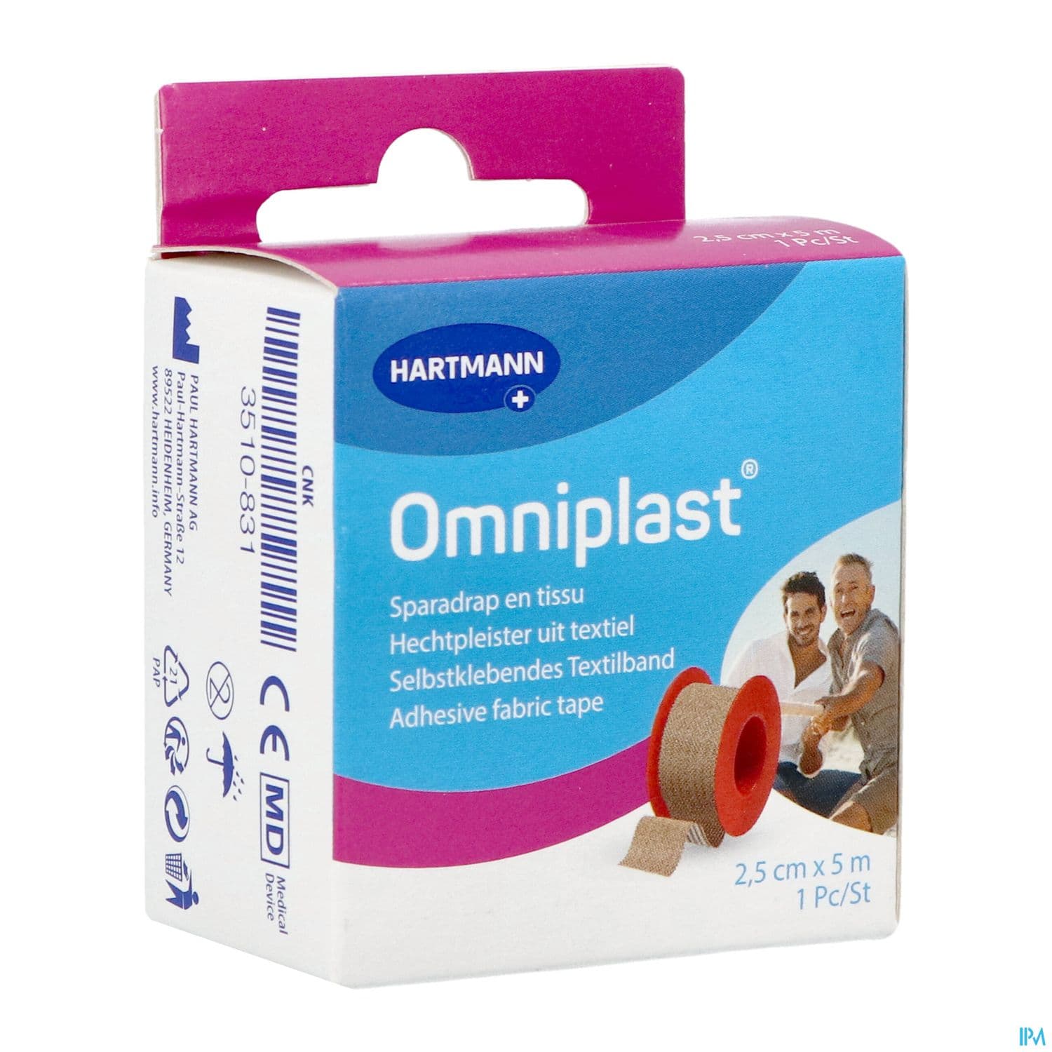 Omniplast Sparadrap Tissu 5m X 2cm5