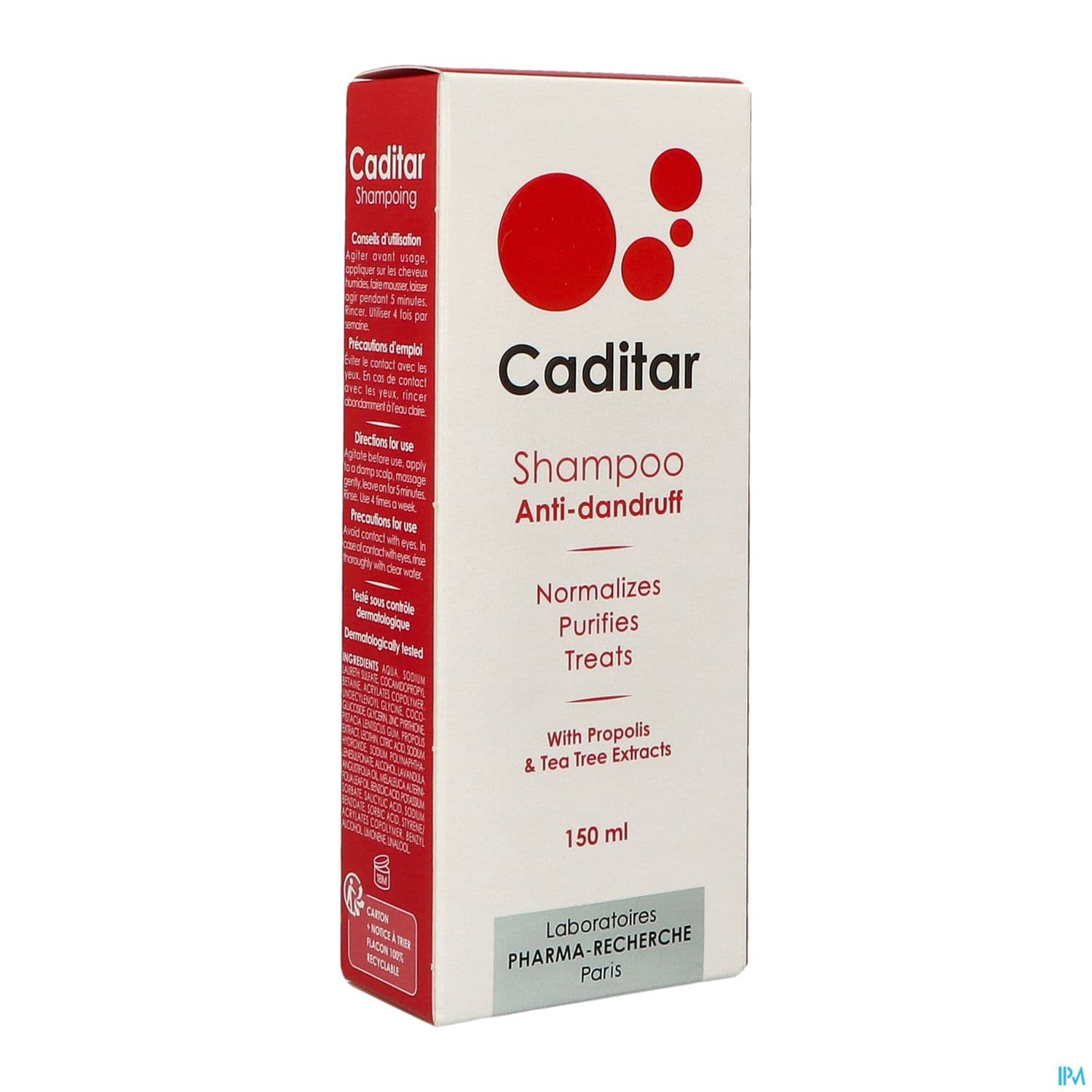 CADITAR SH A/PELLICULAIRE 150ML — Pharmacie Centrale de l'Est