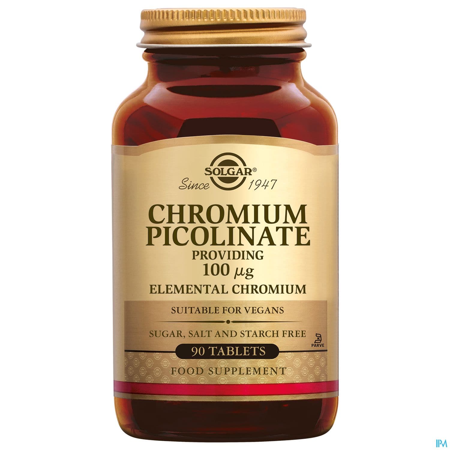SOLGAR CHROM PICOLIN 100µG CPR 90