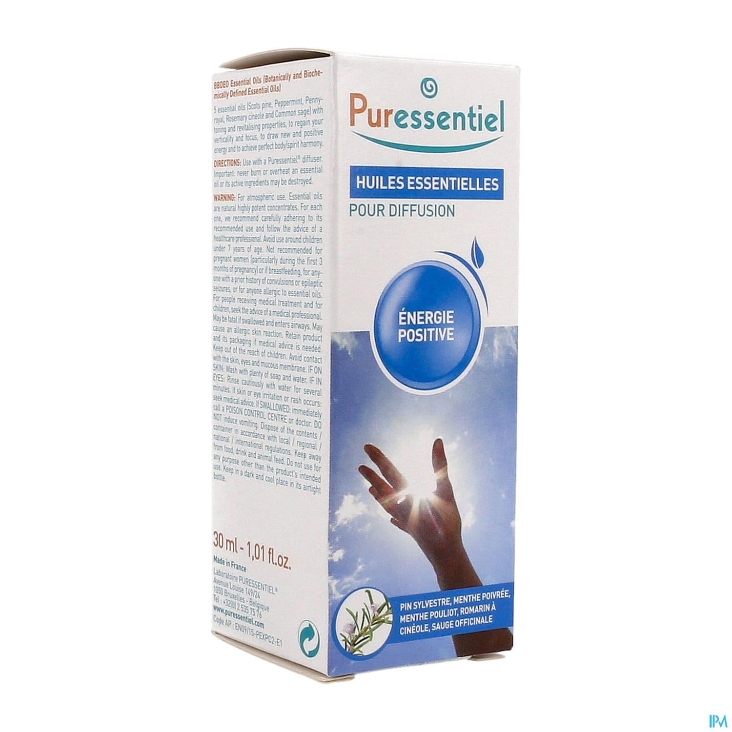 Puressentiel Diffuse Energie Positive Huile Essentielle Pour Diffusion 30ml