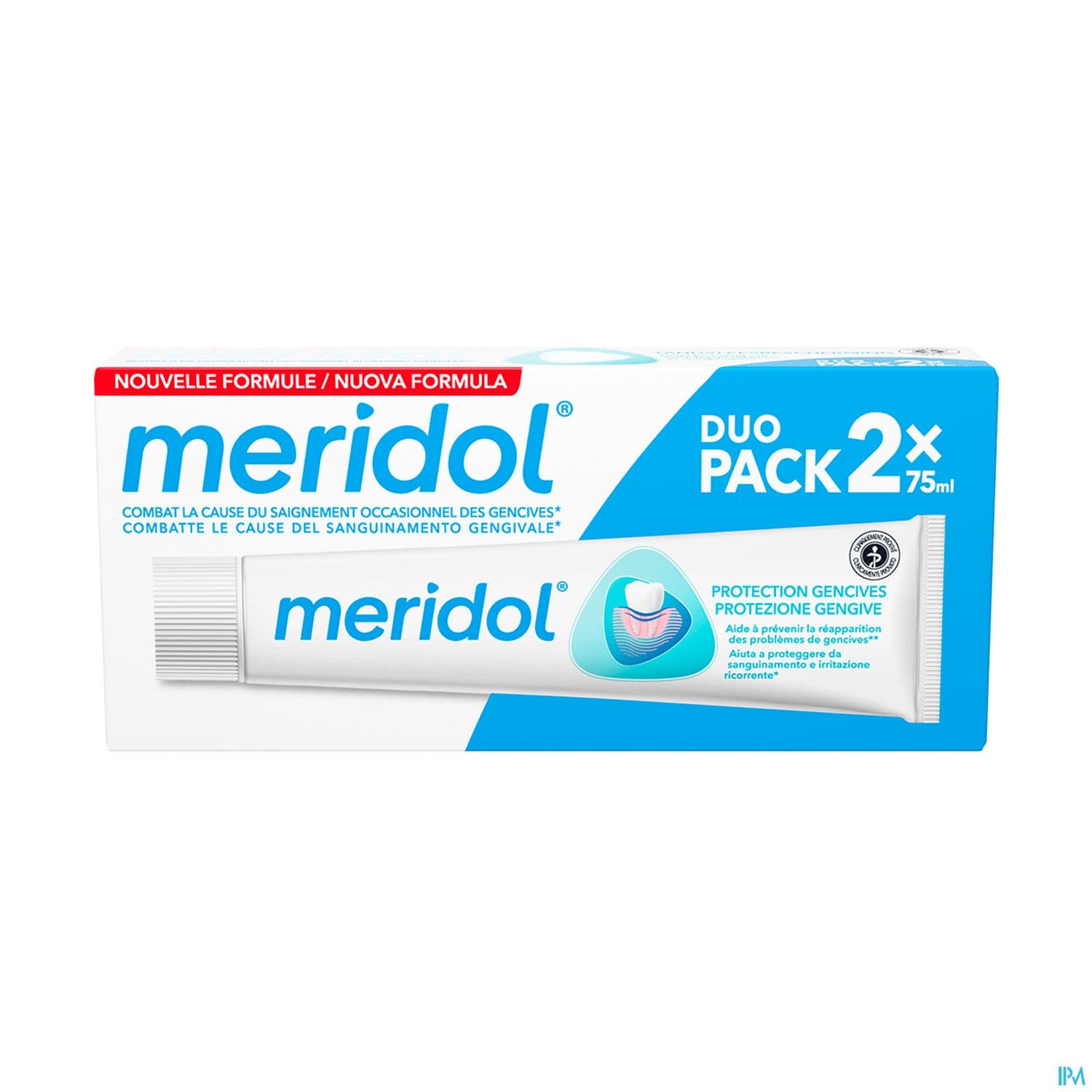Meridol Protection Gencives Dentifrice 75ml X2