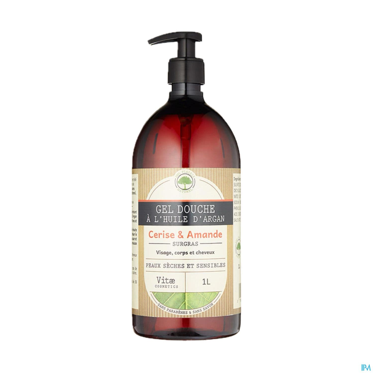 VITAE COSM GEL DCH CERISE/AMAND 1L — Pharmacie Pharmavance Puteaux