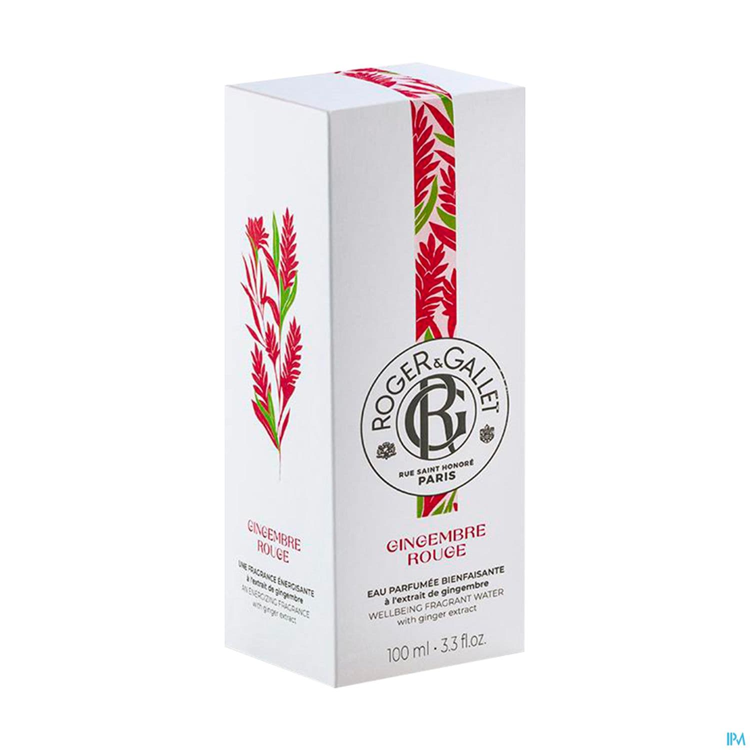 Roger Gallet Gingembre Rouge Eau Parfumee Bienfaisante 100ml