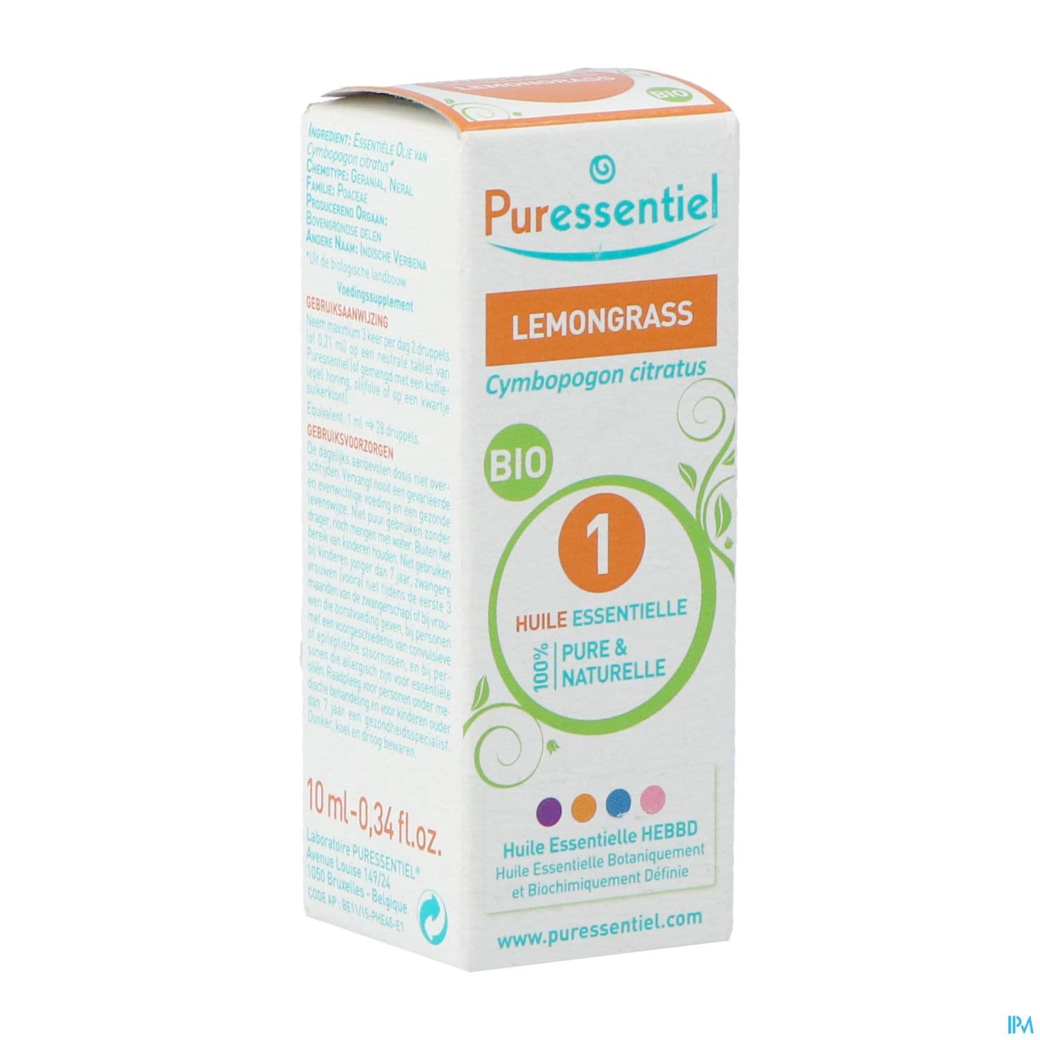 PURESSENTIEL HE BIO LEMONGRAS 10ML
