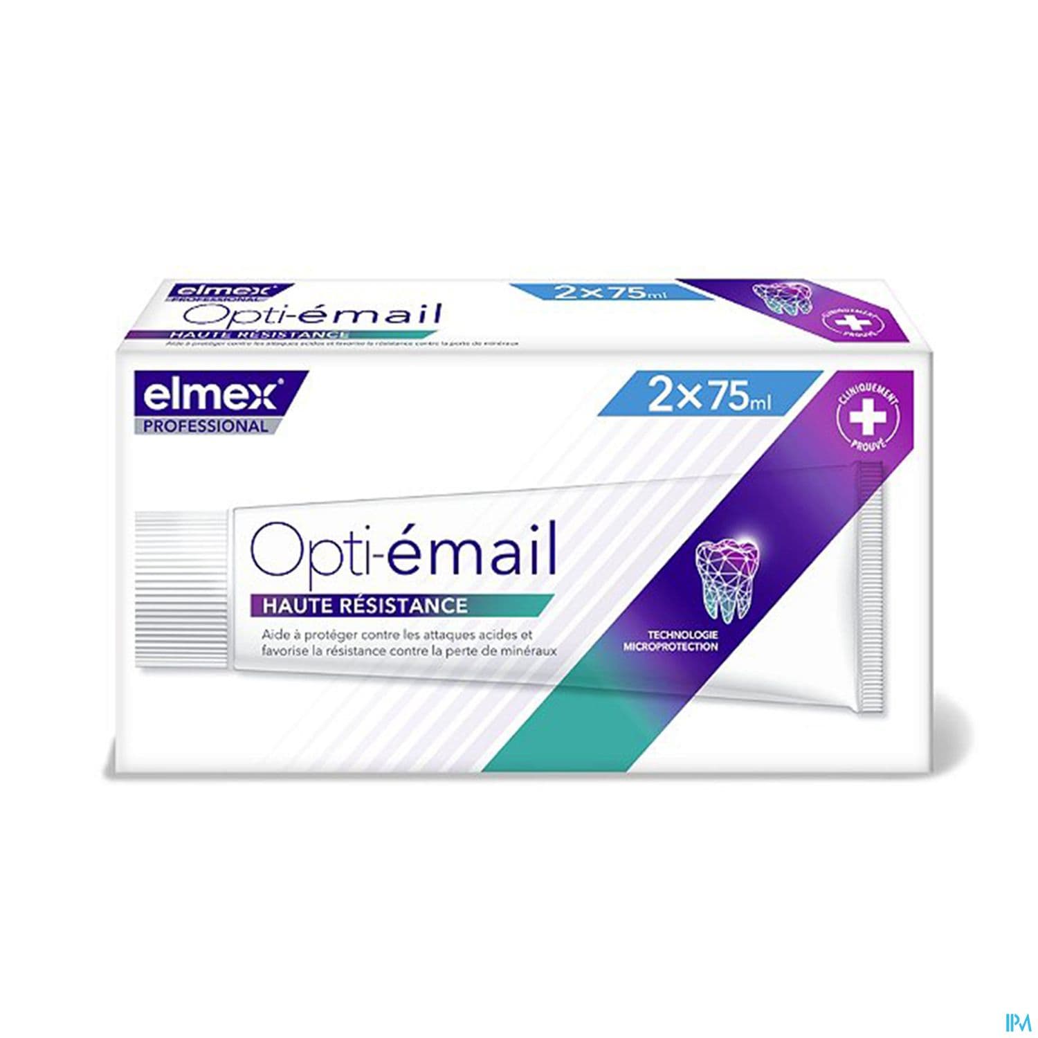 ELMEX DENT OPTI-EMAIL 75ML X2