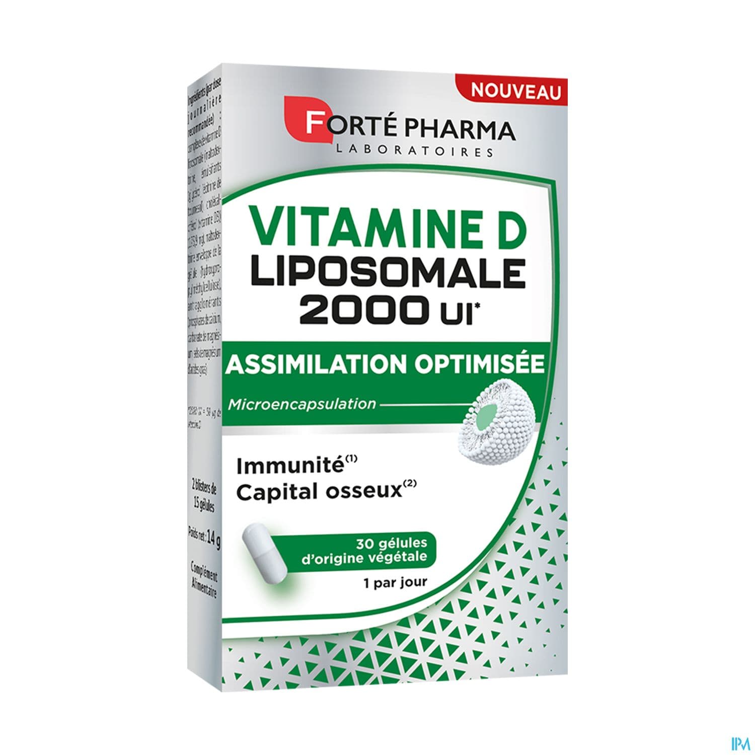 Forte Pharma Vitamine D Liposomale 2000ui Gelule 30
