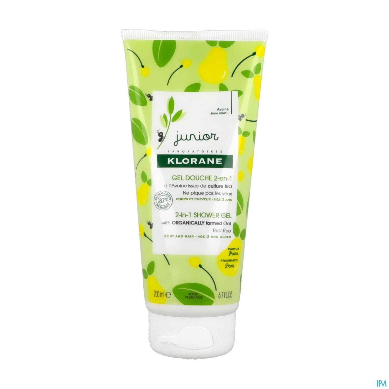 KLORANE JUNIOR GEL DCH POIRE200ML — Pharmacie Chartreuse