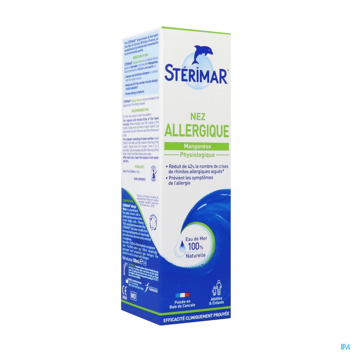Sterimar Manganese Nez Allergique Sol Nasale 100ml