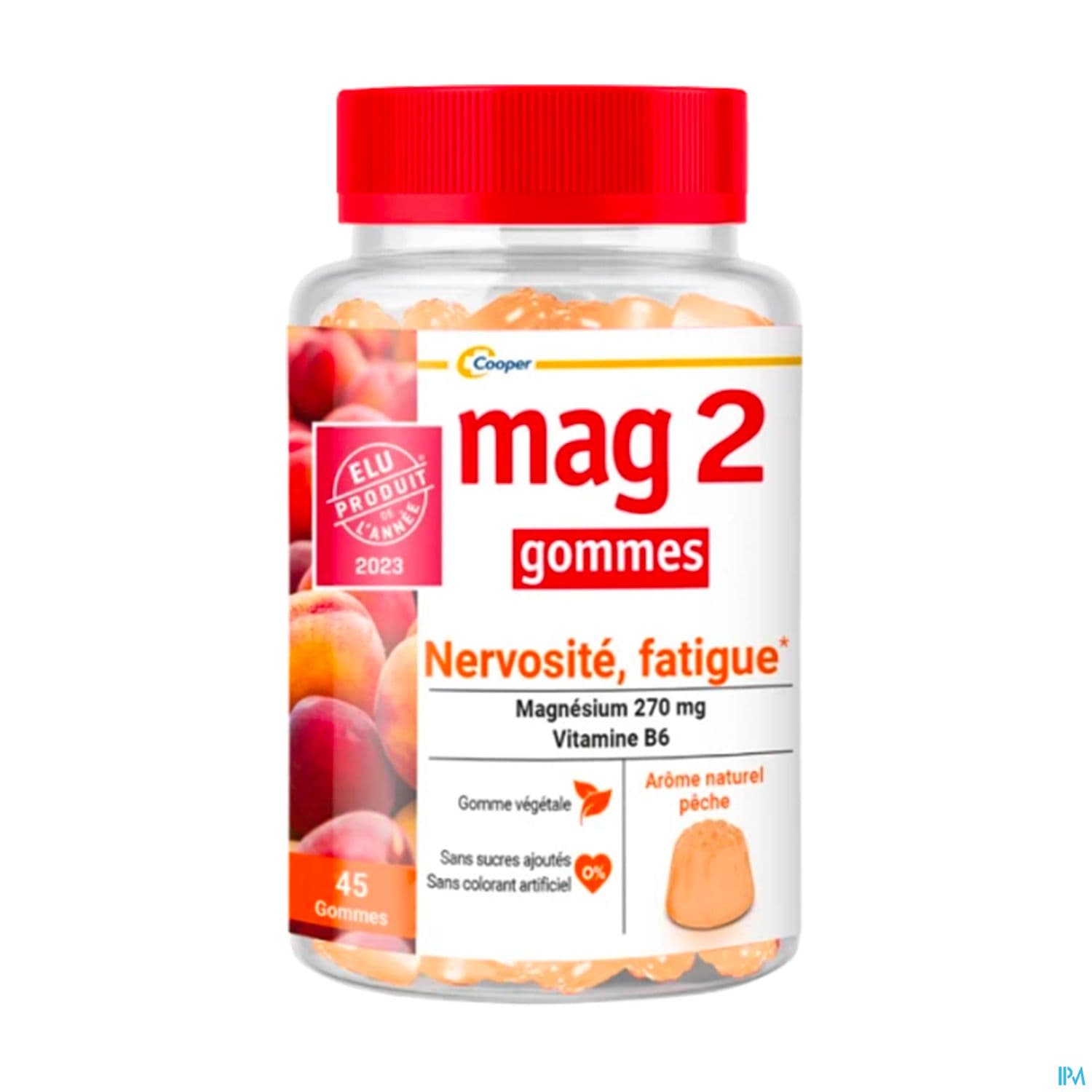 Cooper Mag 2 Gommes Nervosite Fatigue Peche 45