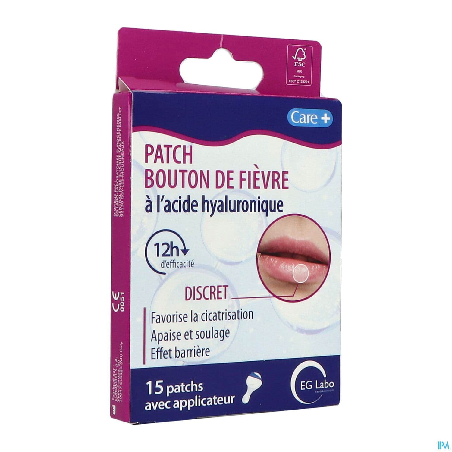 Eg Labo Care+ Patch Bouton De Fievre 15