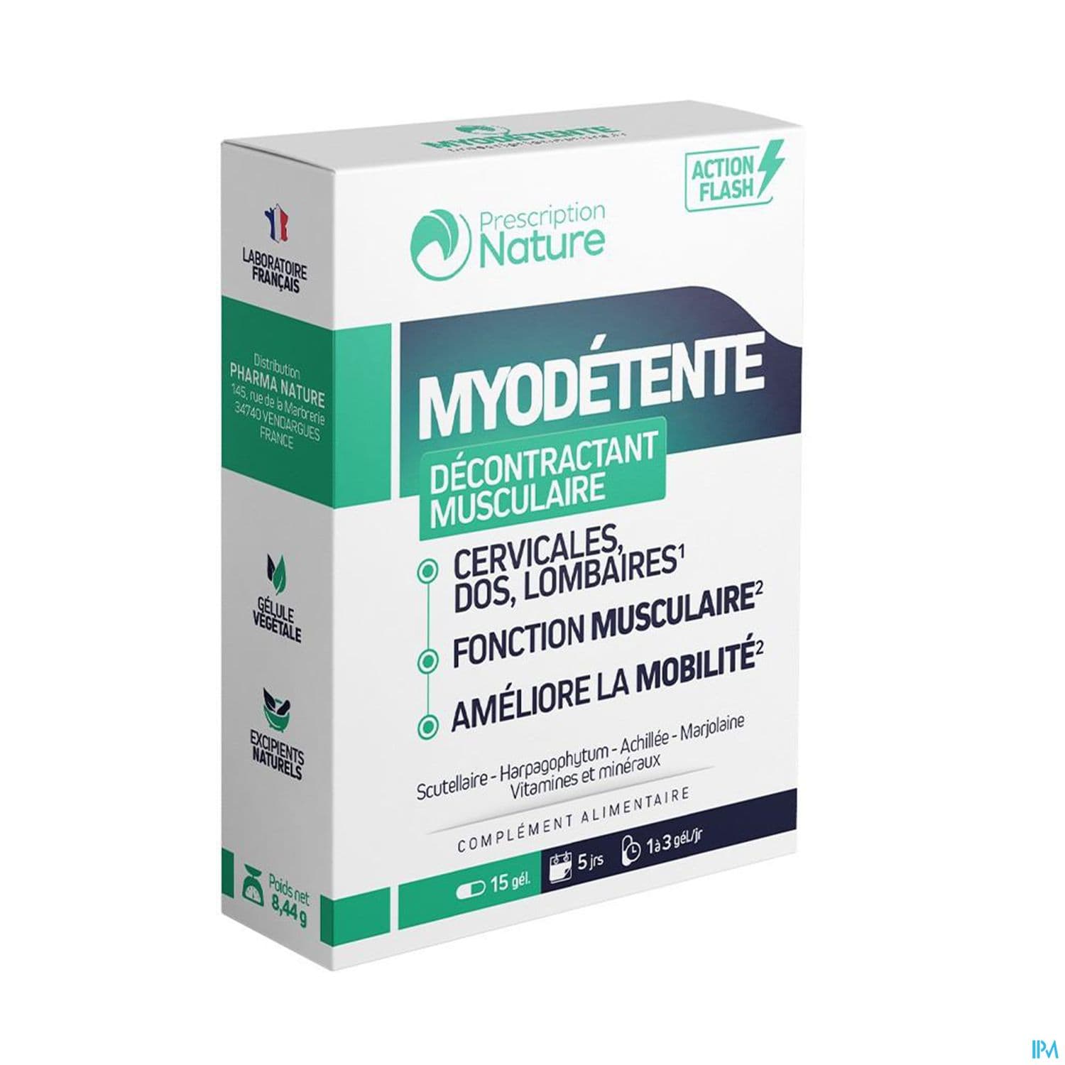 Prescription Nature Myodetente Gelule 15