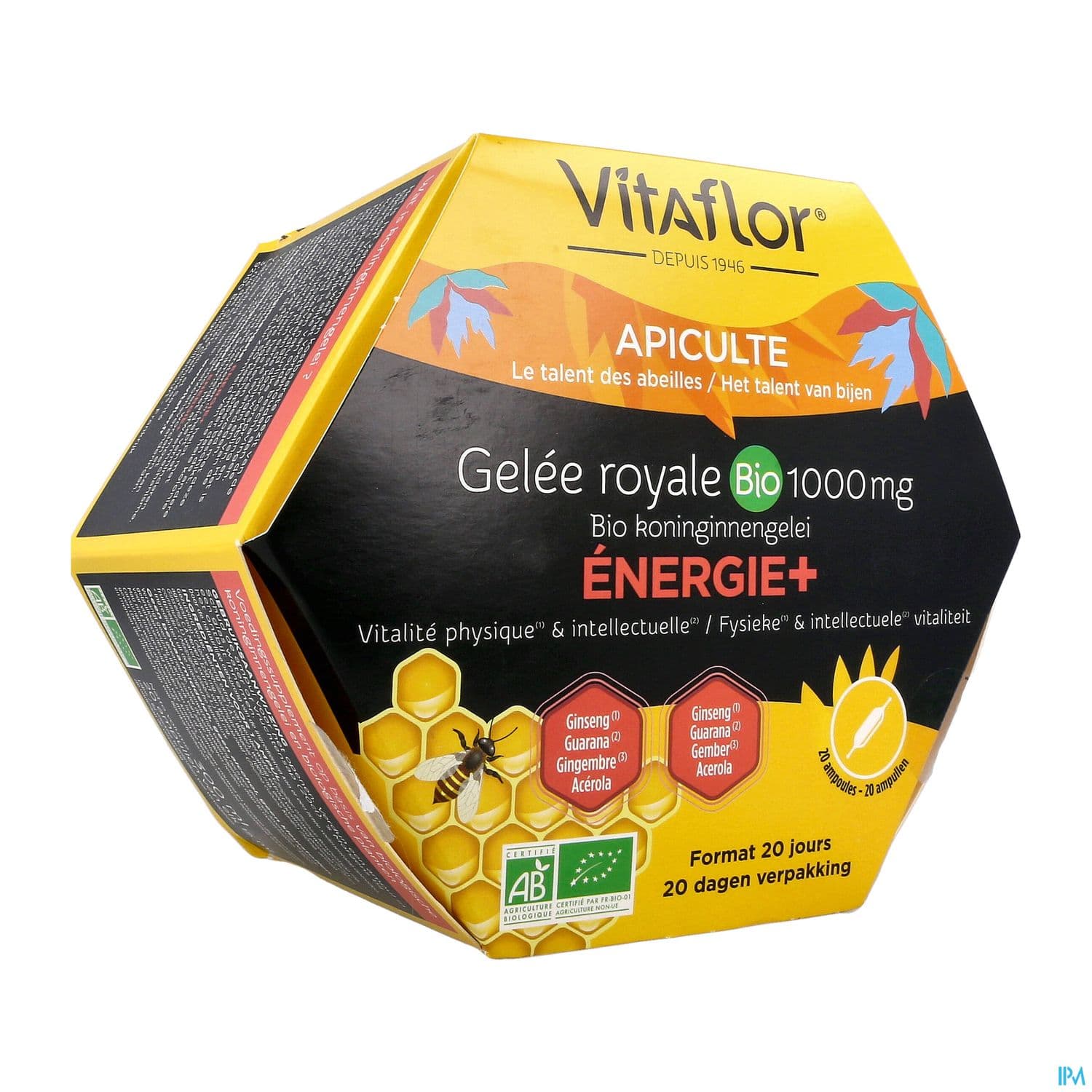 Vitaflor Gelee Royale Bio Energie+ 1500mg — Pharmacie Lafayette de Roubaix