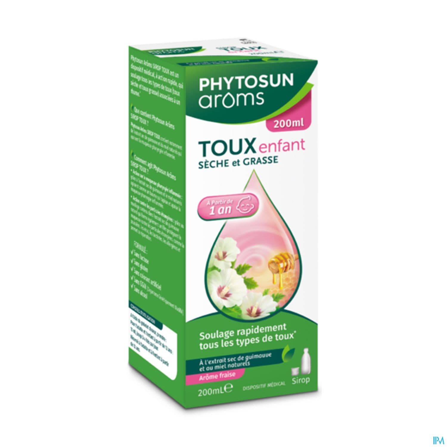 PHYTOSUNAROM SIROP TOUX ENF 200ML