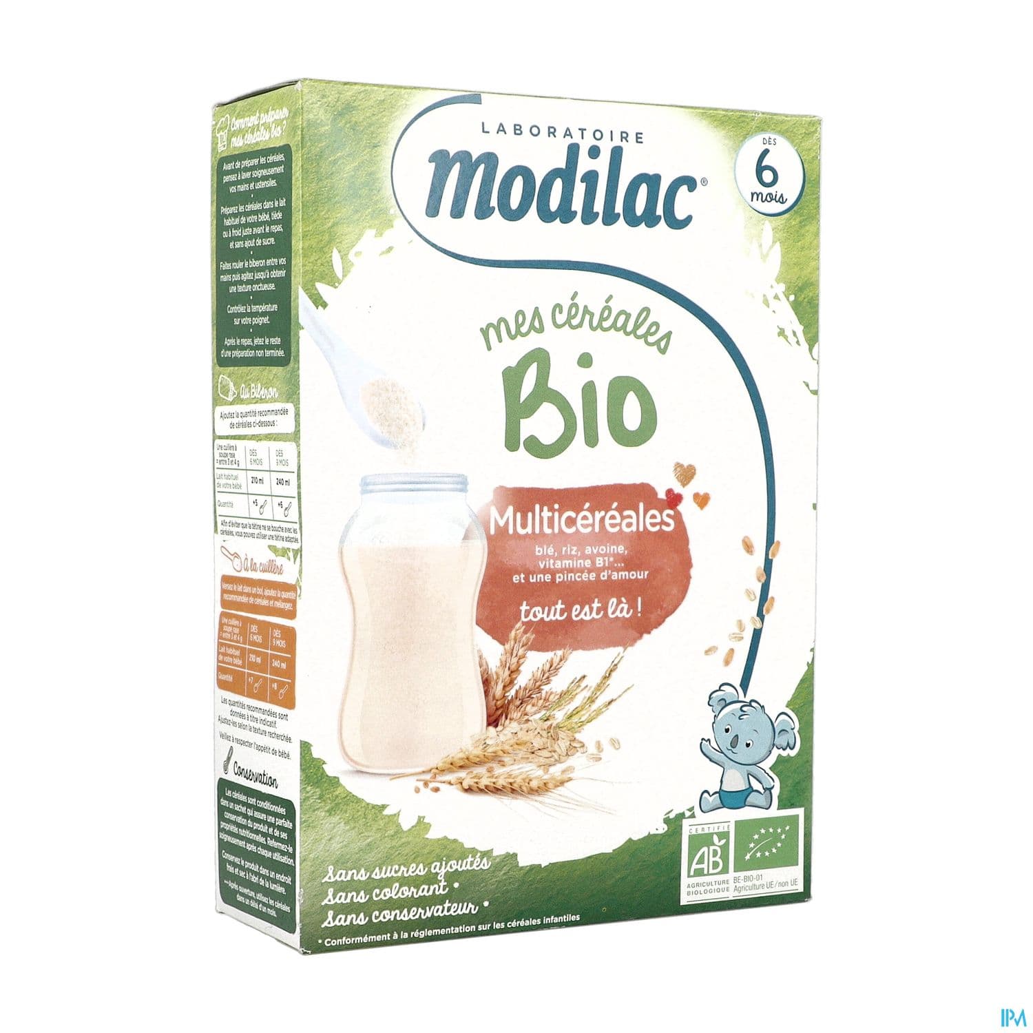 Modilac Cereales Bio Multi Cereales +6mois 250g