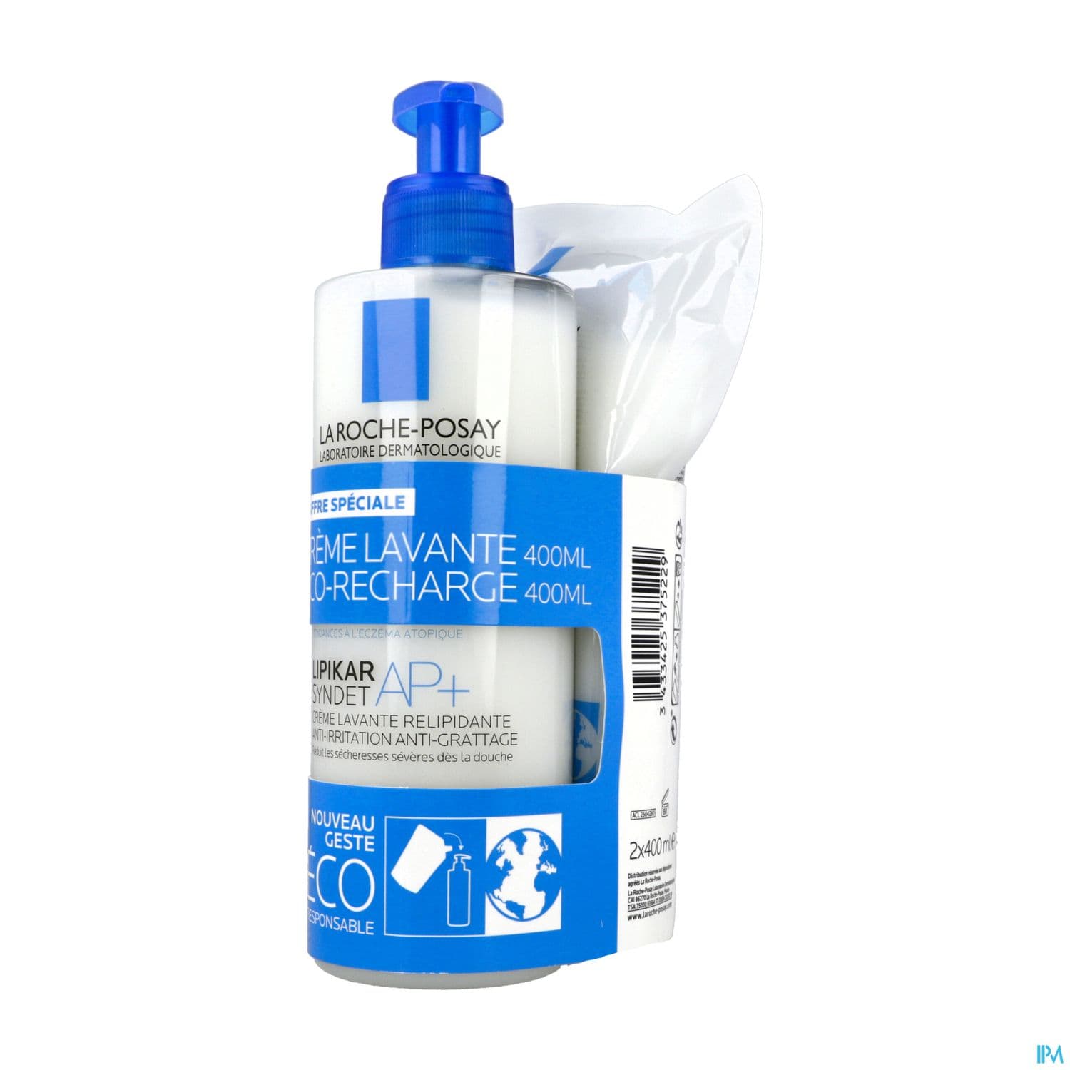 LIPIKAR SYNDET CR LAV 400+ECO RECH — Pharmacie Européenne 24/24 de la place de clichy