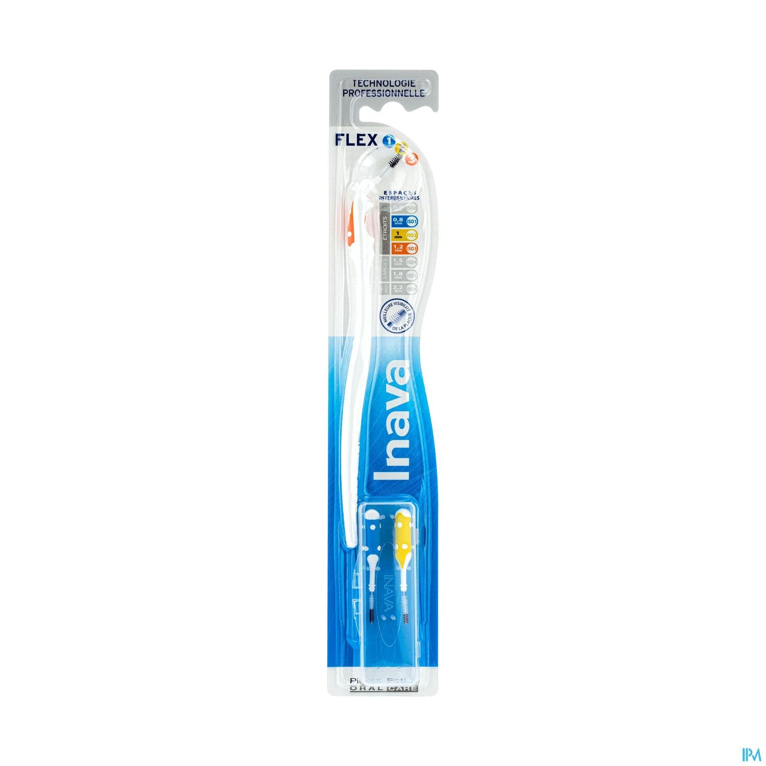 Inava Flex 1/2/3 Brossette Interdentaire Manche Long X3