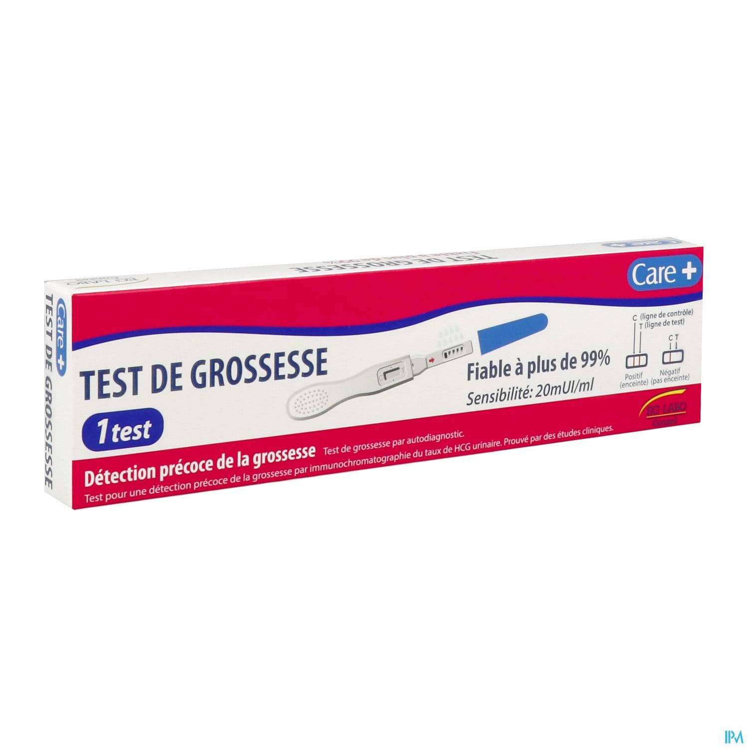 CARE+ TEST GROSSESSE BTE 1