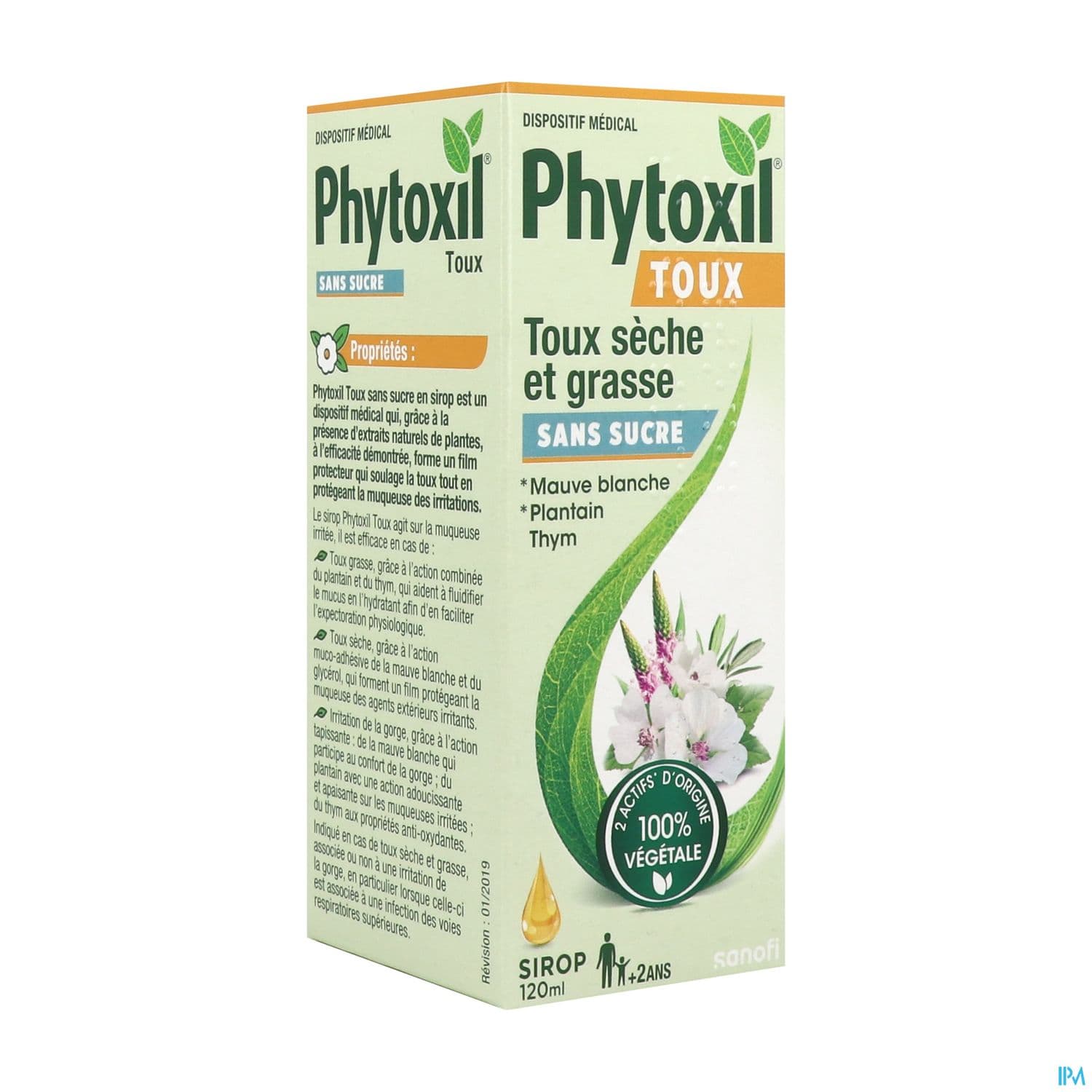 Phytoxil Soulage La Toux Sans Sucre Sirop 120ml