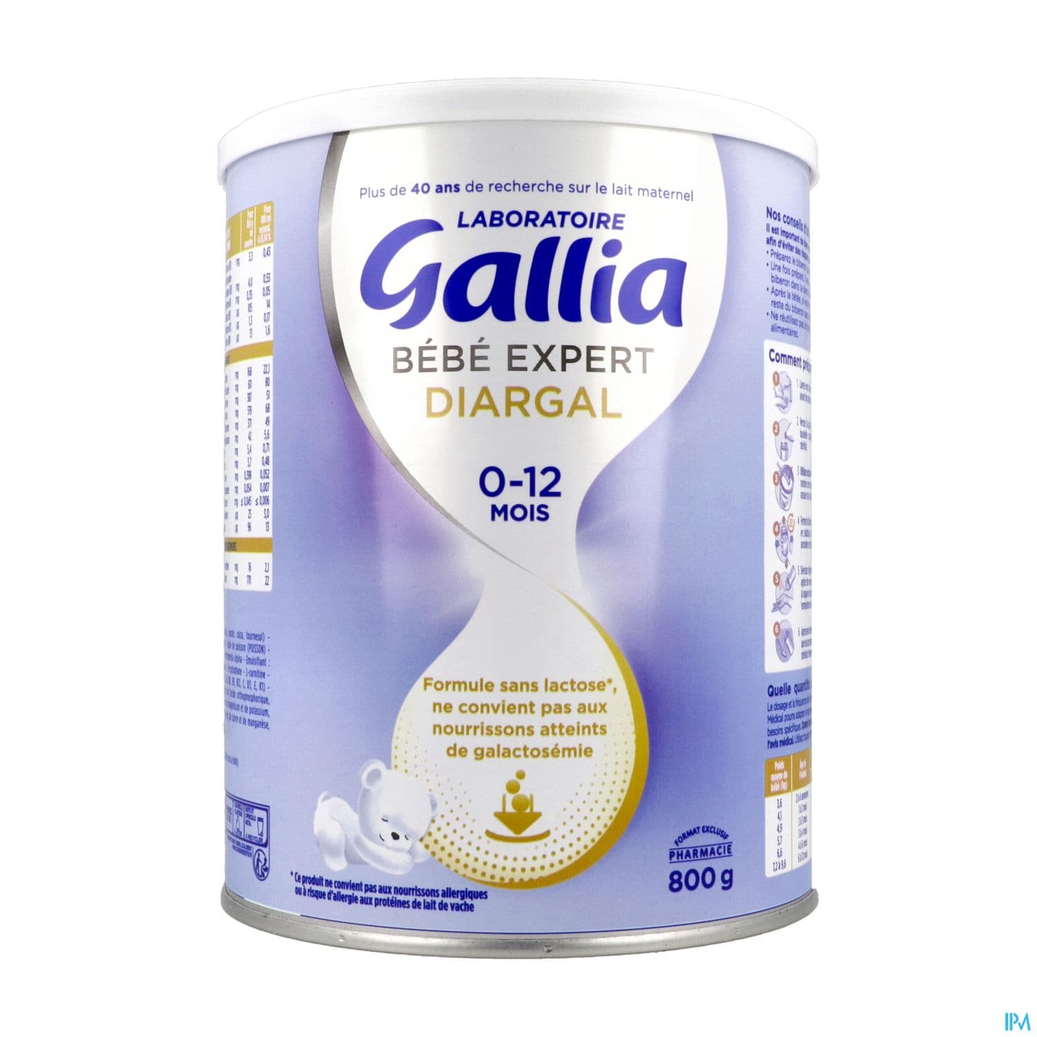 GALLIA BB EXPERT DIARGAL 800G